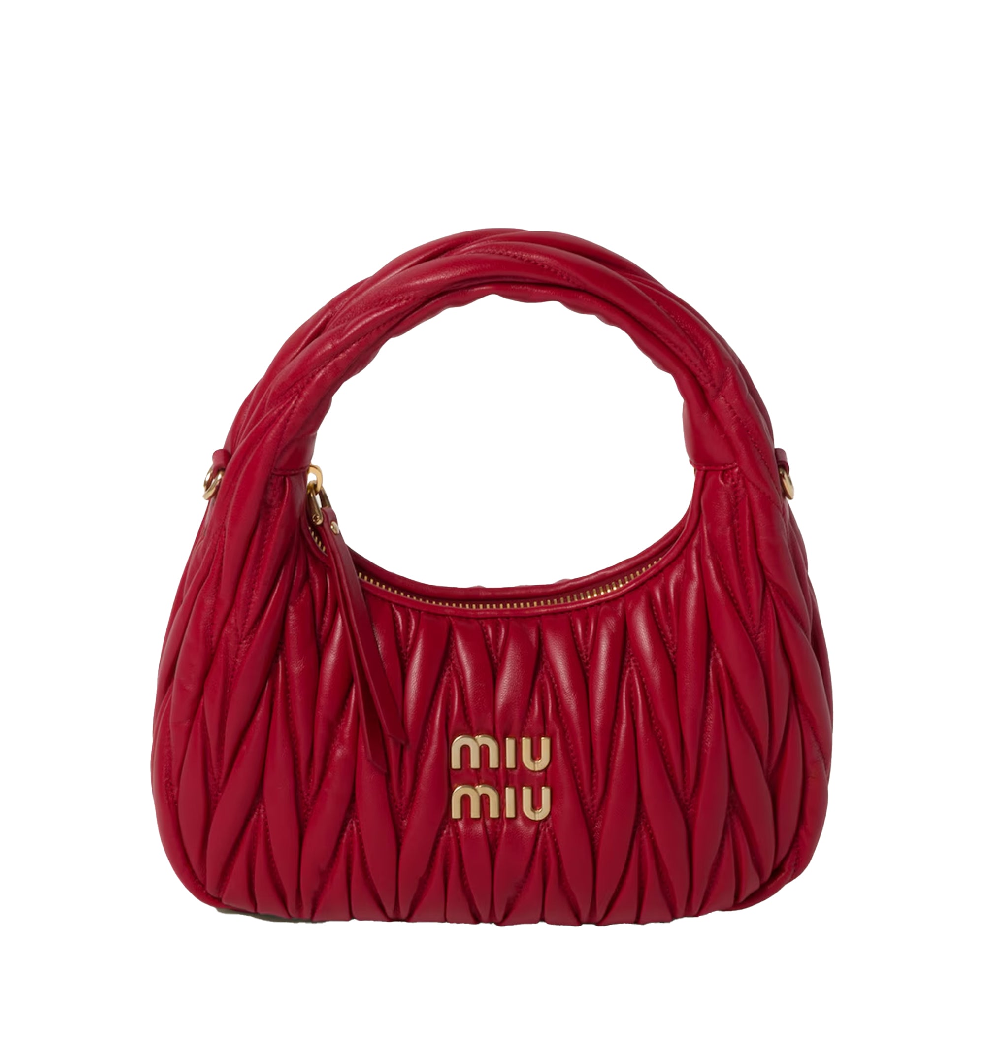 Wander Matelassé Nappa Leather Hobo Bag