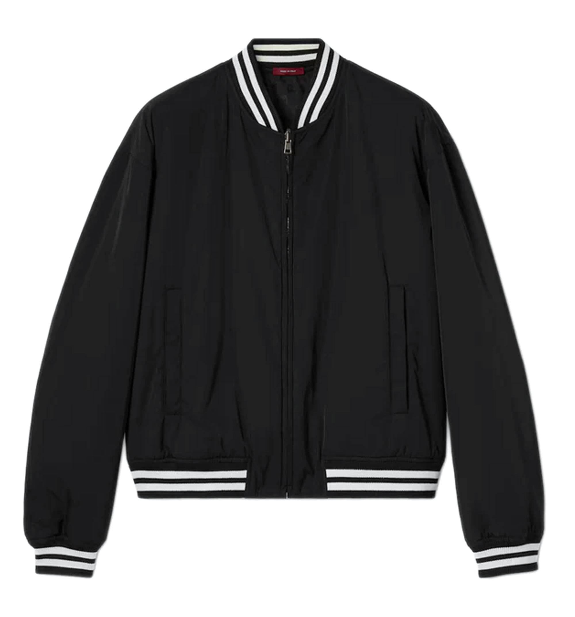 Reversible Nylon Twill Zip Jacket