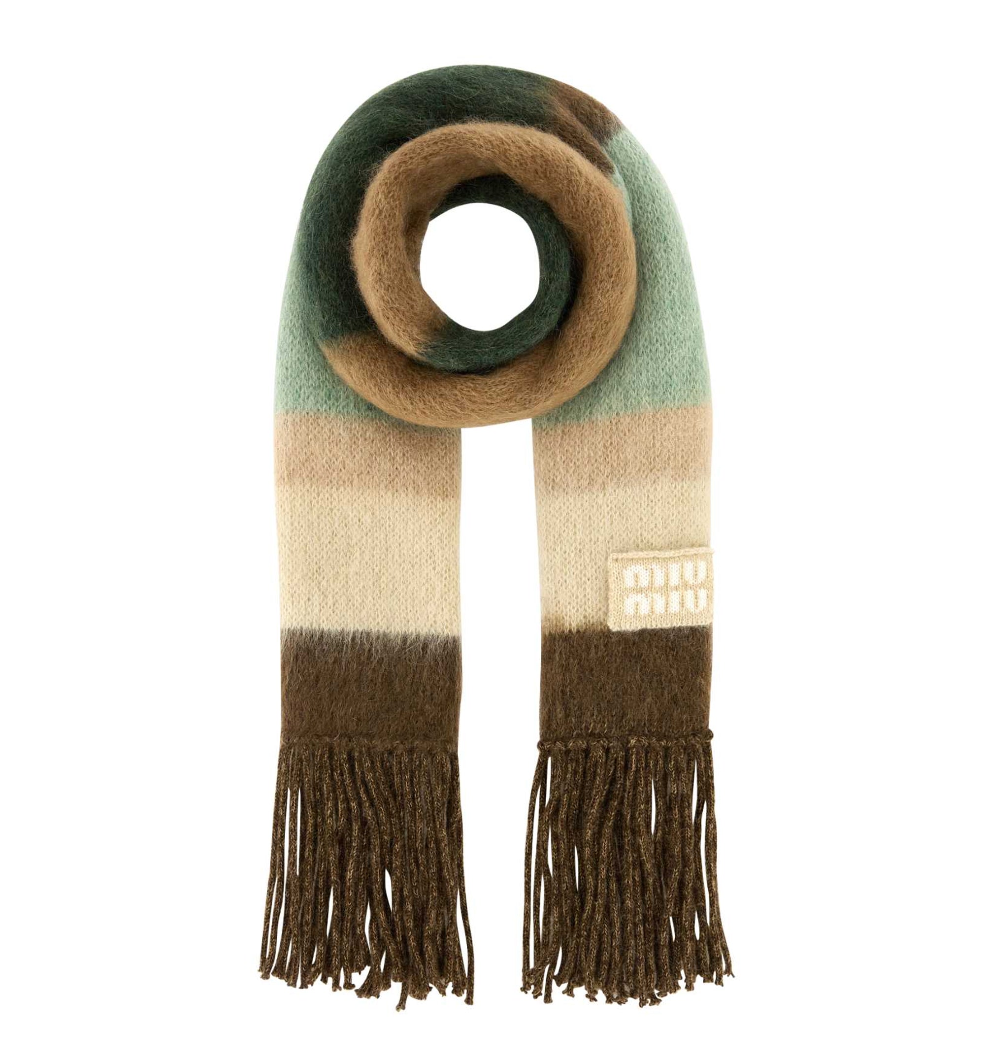 Wool Scarf With Fringes