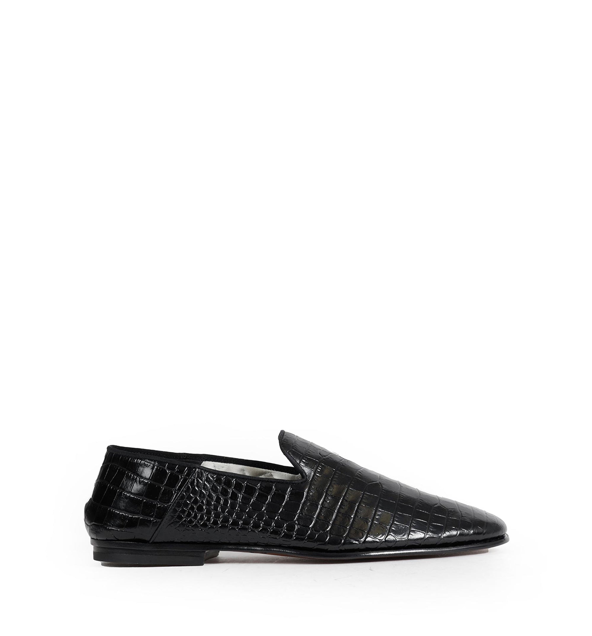 Printed Alligator Steven Slipper