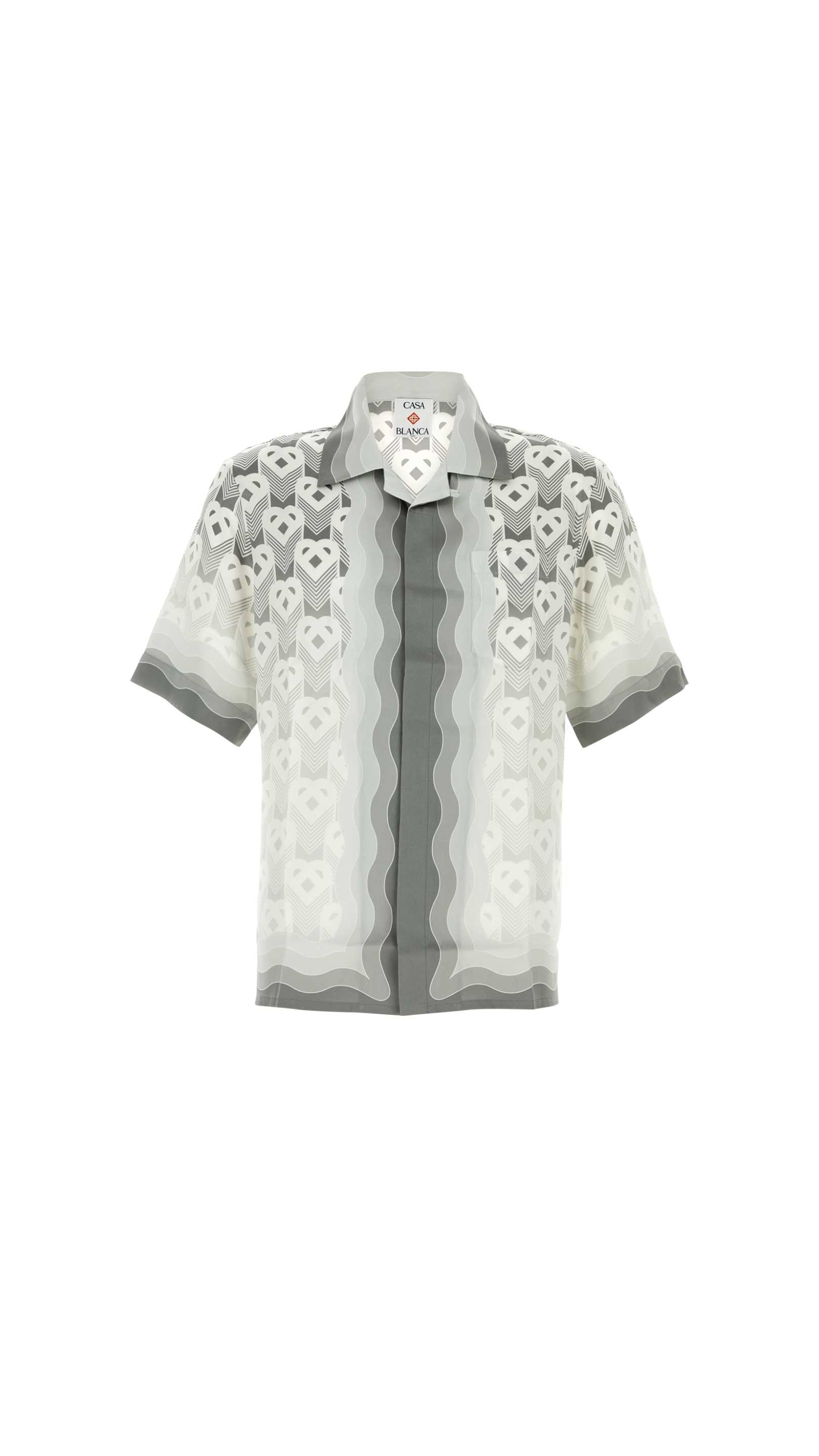Cuban Short Sleeve Shirt -  Multicolor