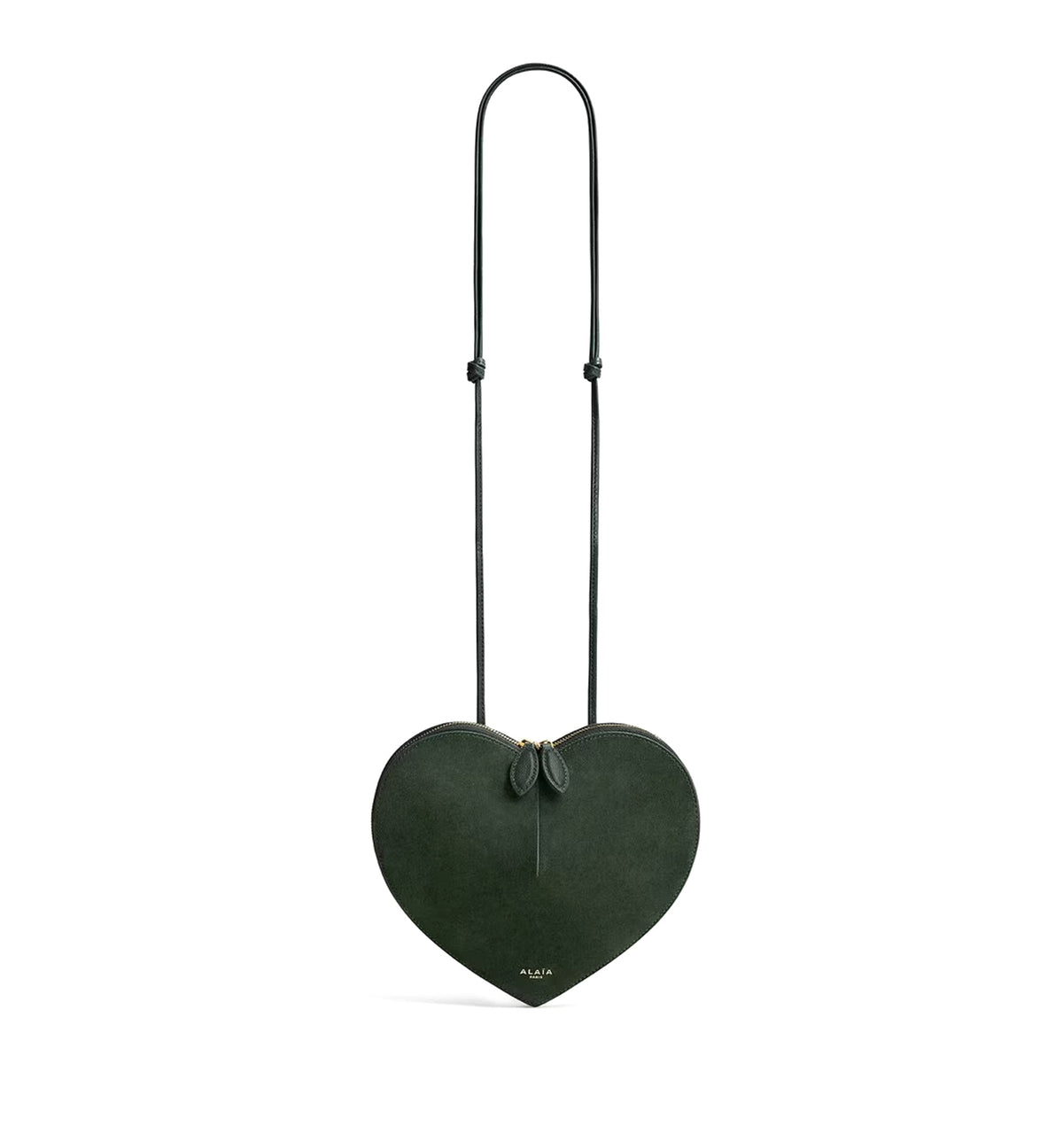 Le Coeur suede crossbody bag