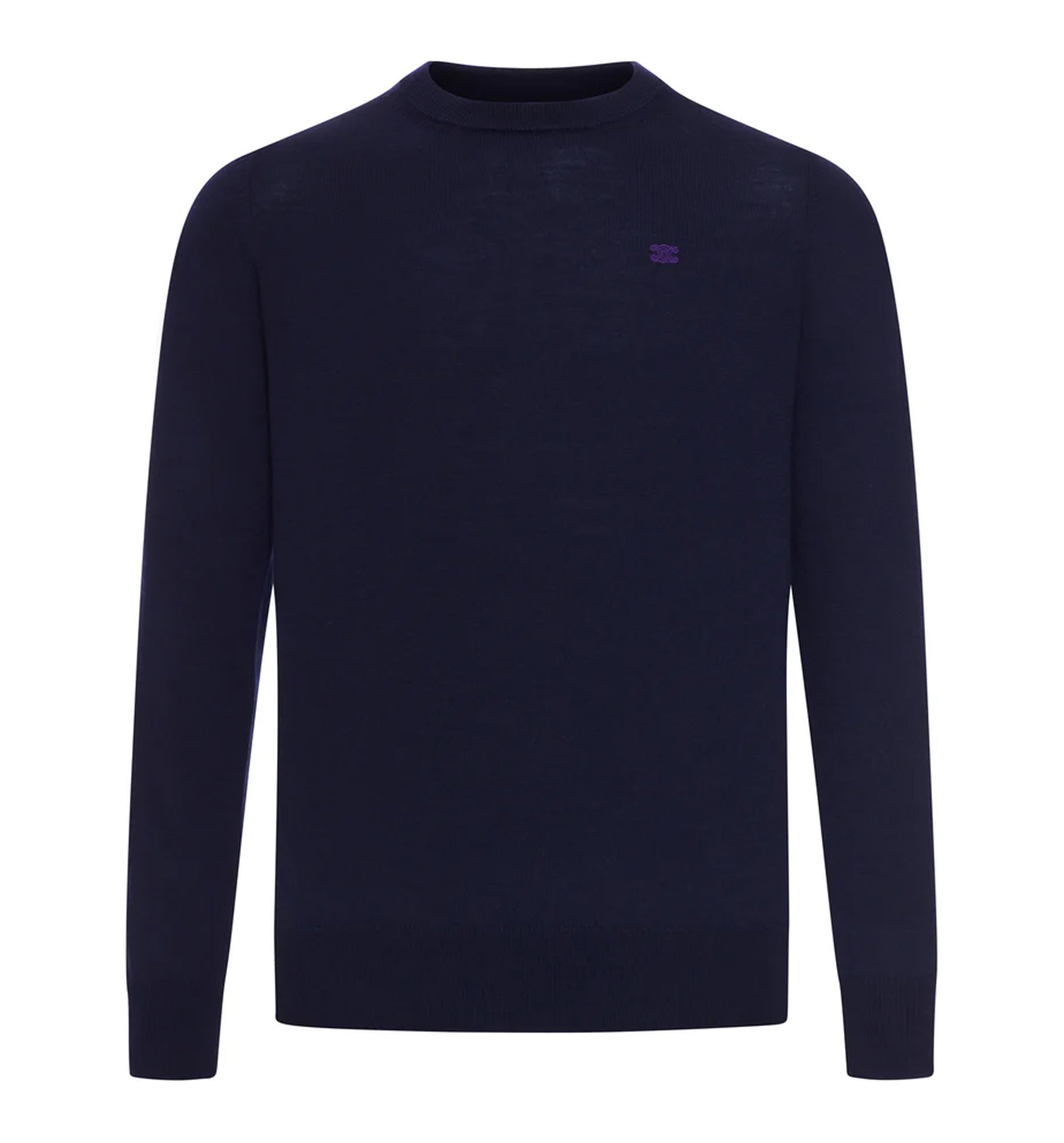 Crewneck Sweater In Fine Wool