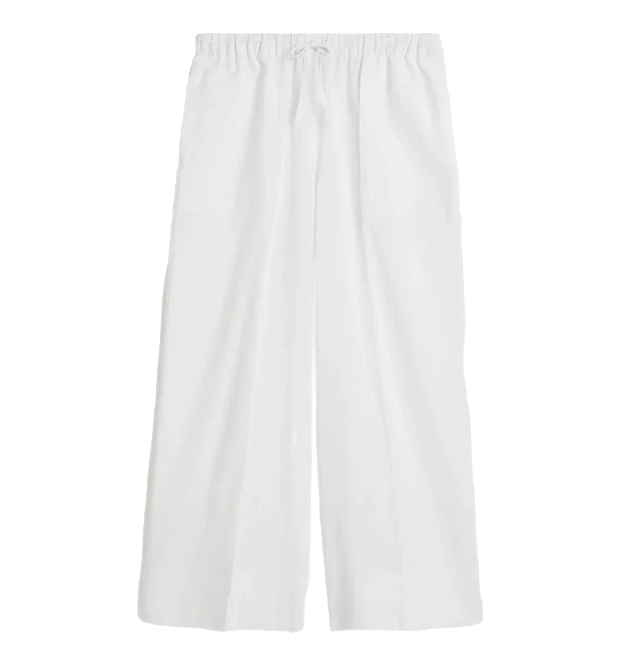 Linen And Cotton Blend Trousers