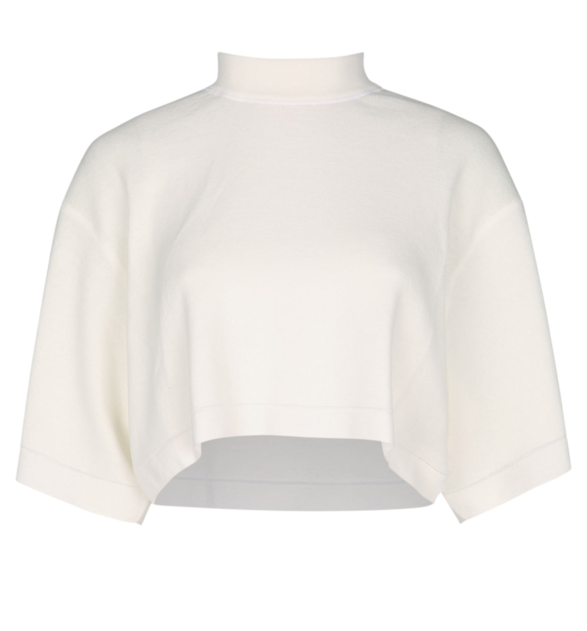 Knitted Cropped T-Shirt