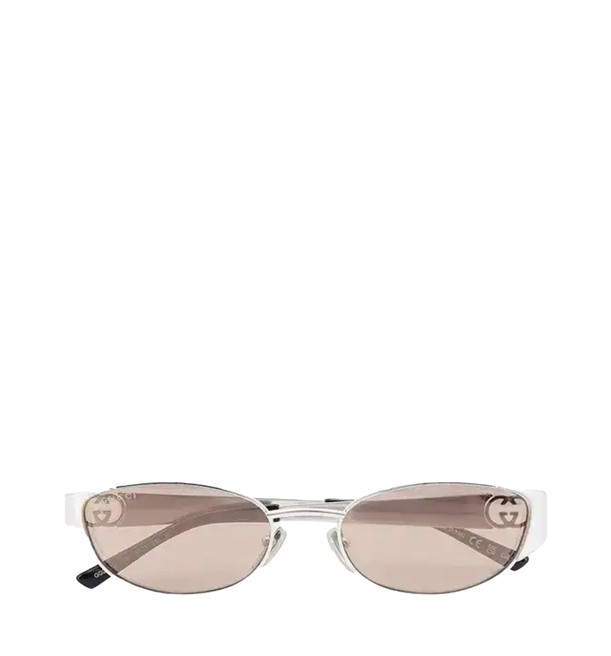 Oval-frame sunglasses