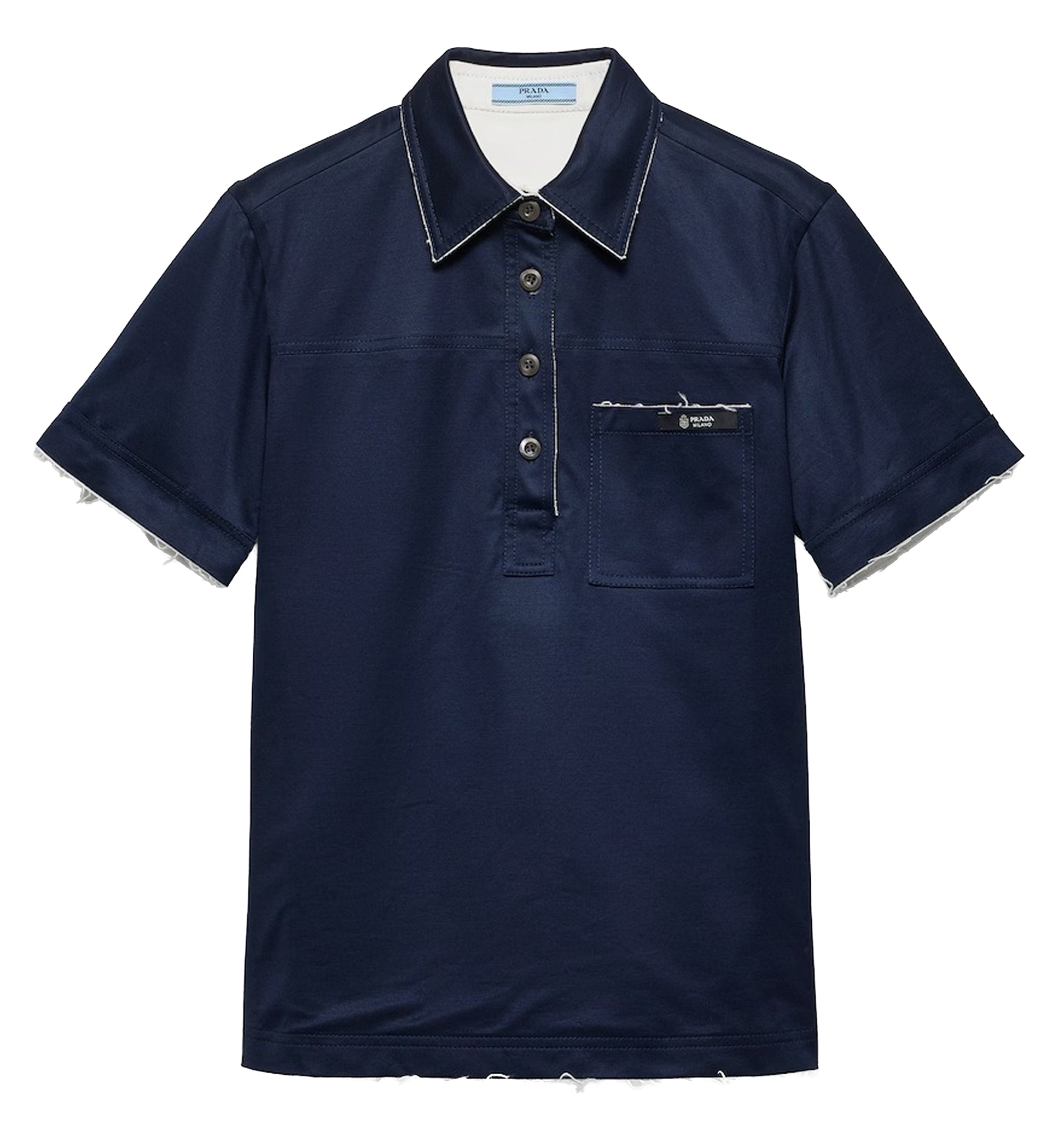 Short Sleeves Polo Shirt in Scottish Thread