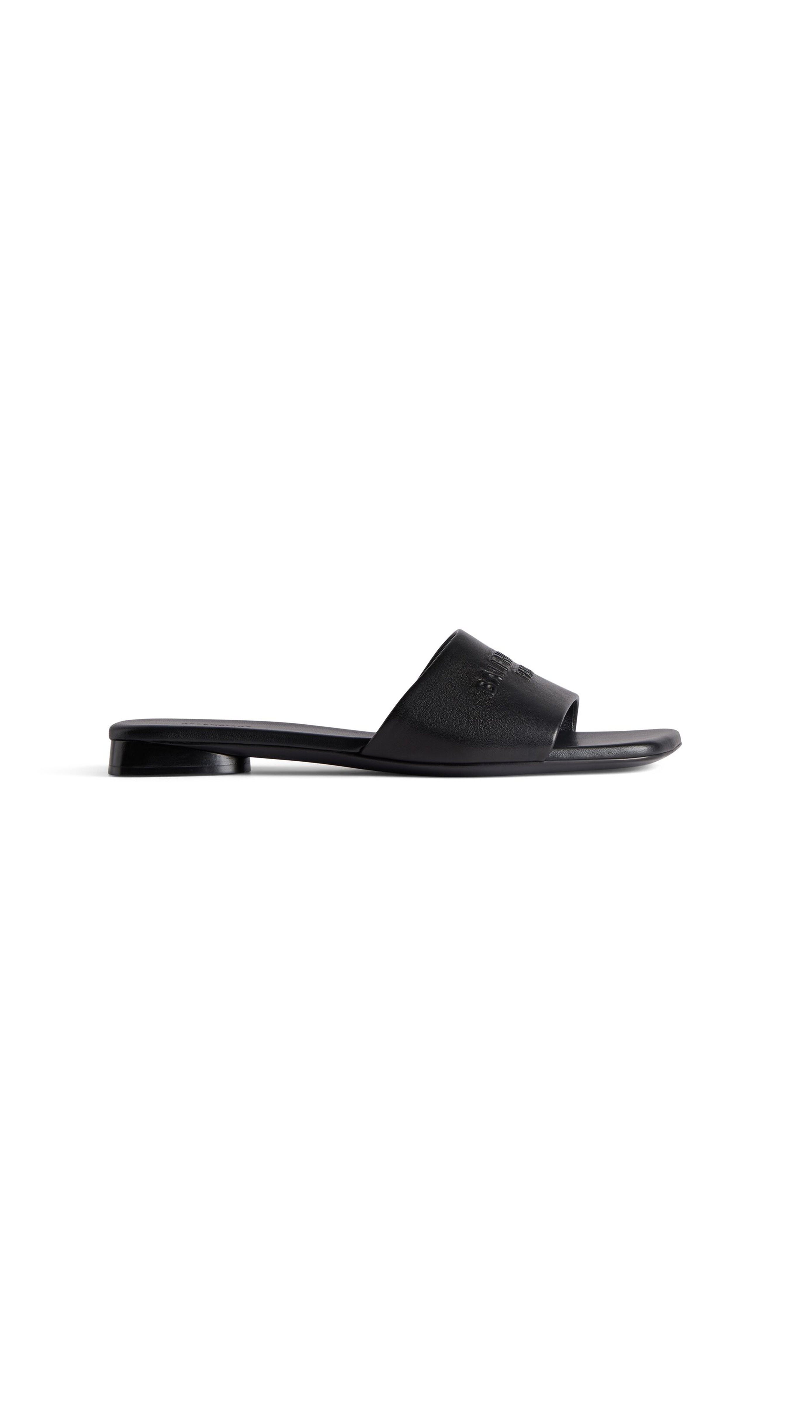 Duty Free Flat Sandal - Black