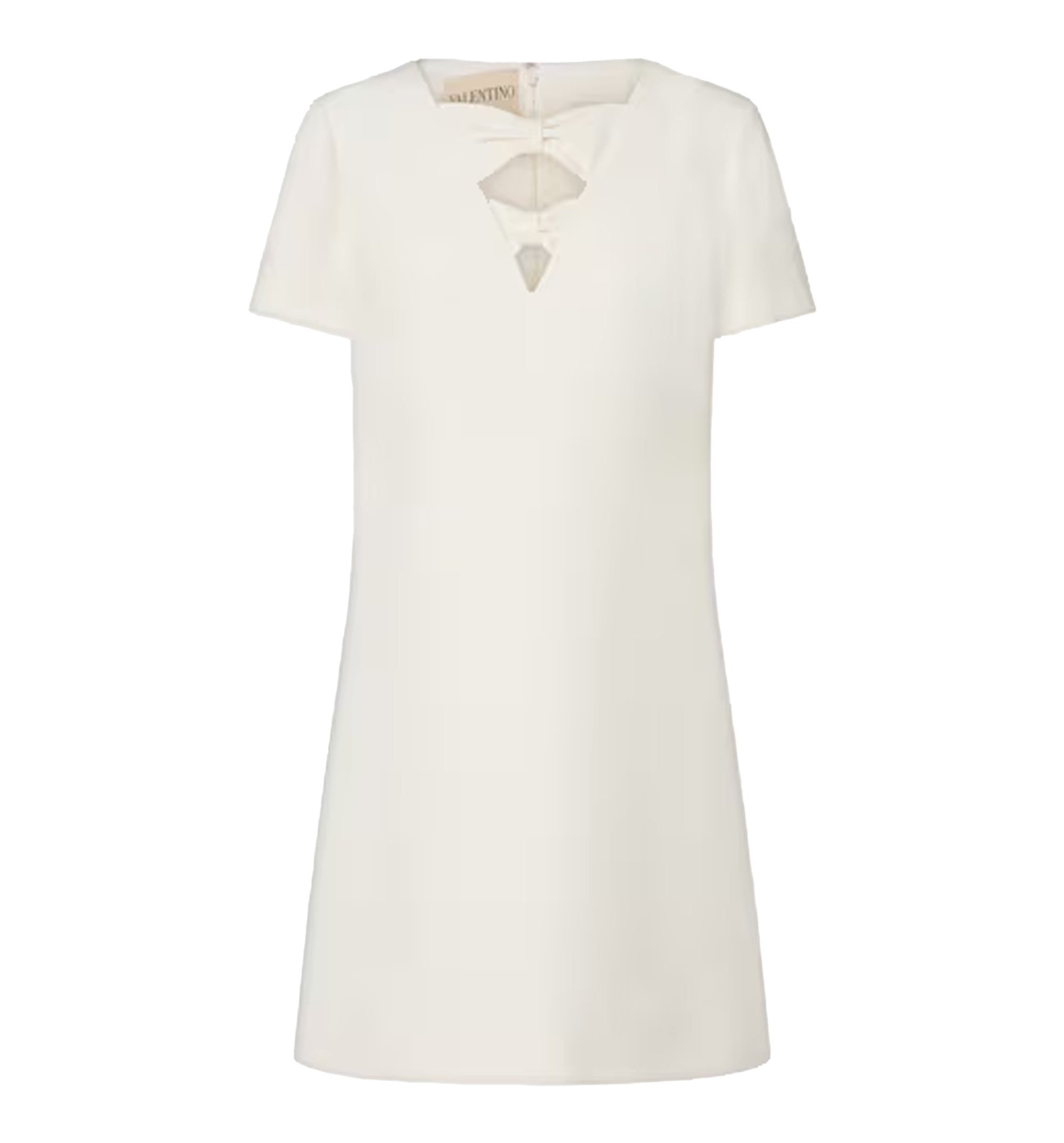 Crepe Couture Short Dress