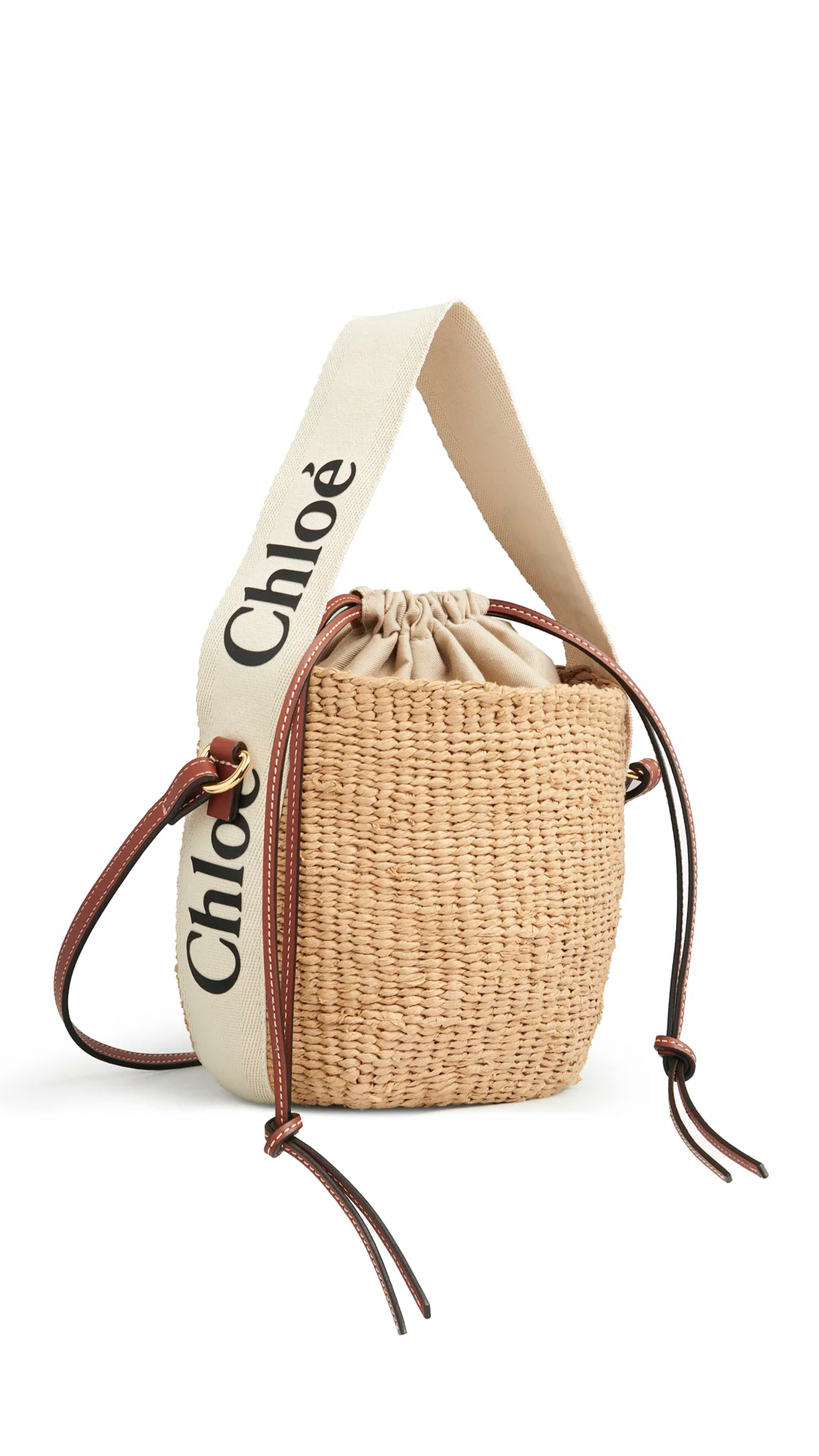 Small Woody Basket - White