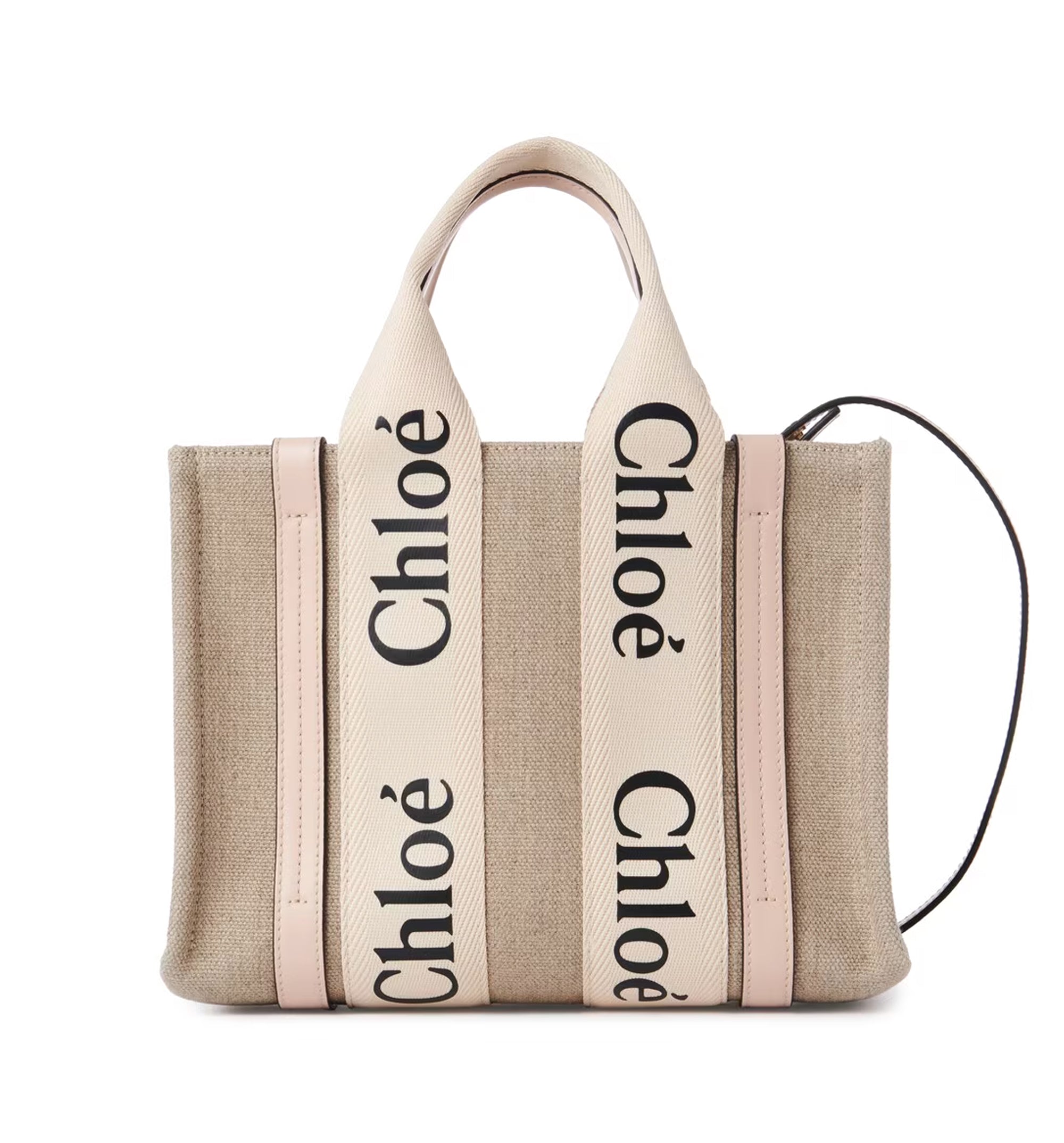 Small Woody Tote Bag In Linen