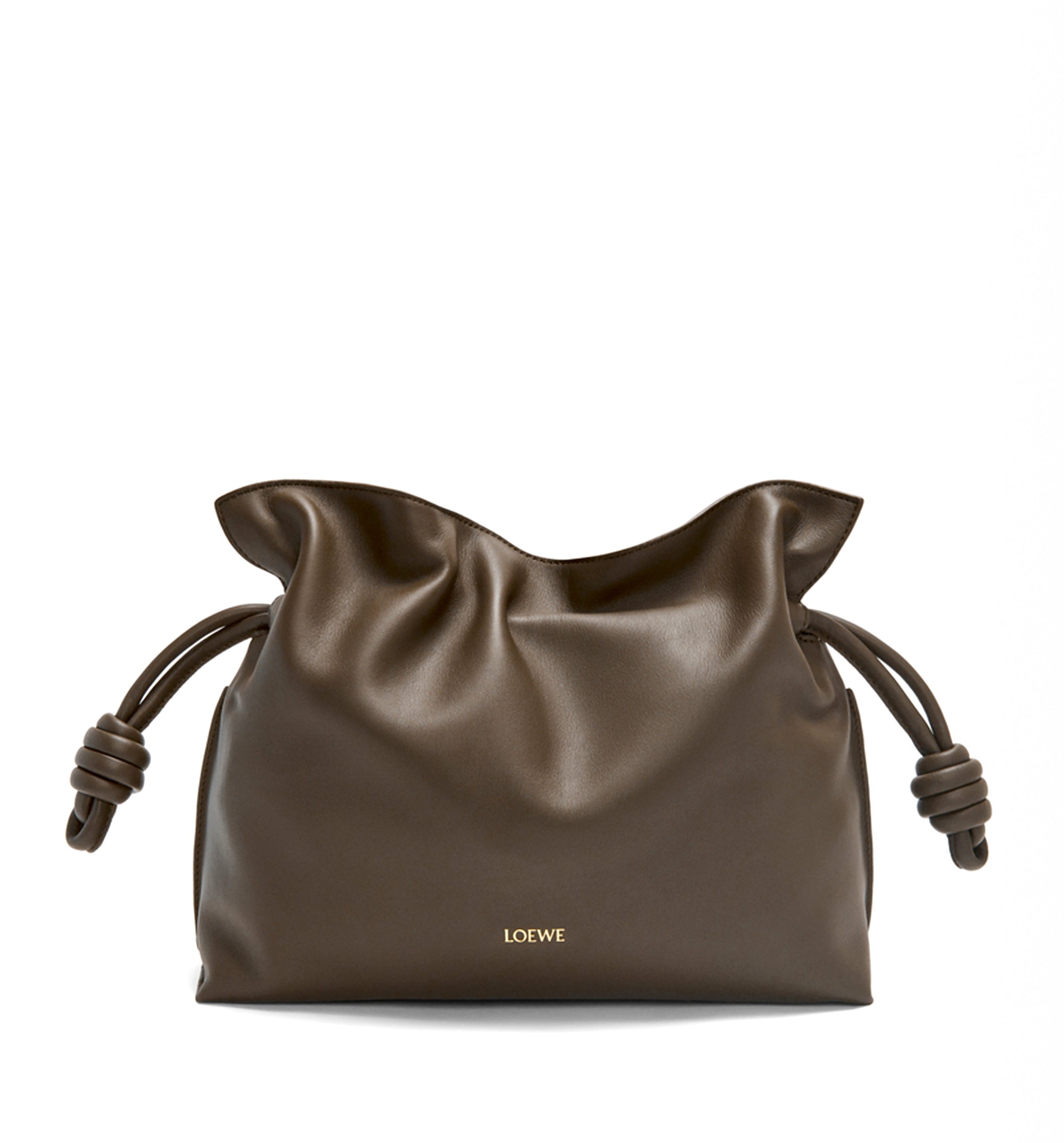 Flamenco leather clutch bag