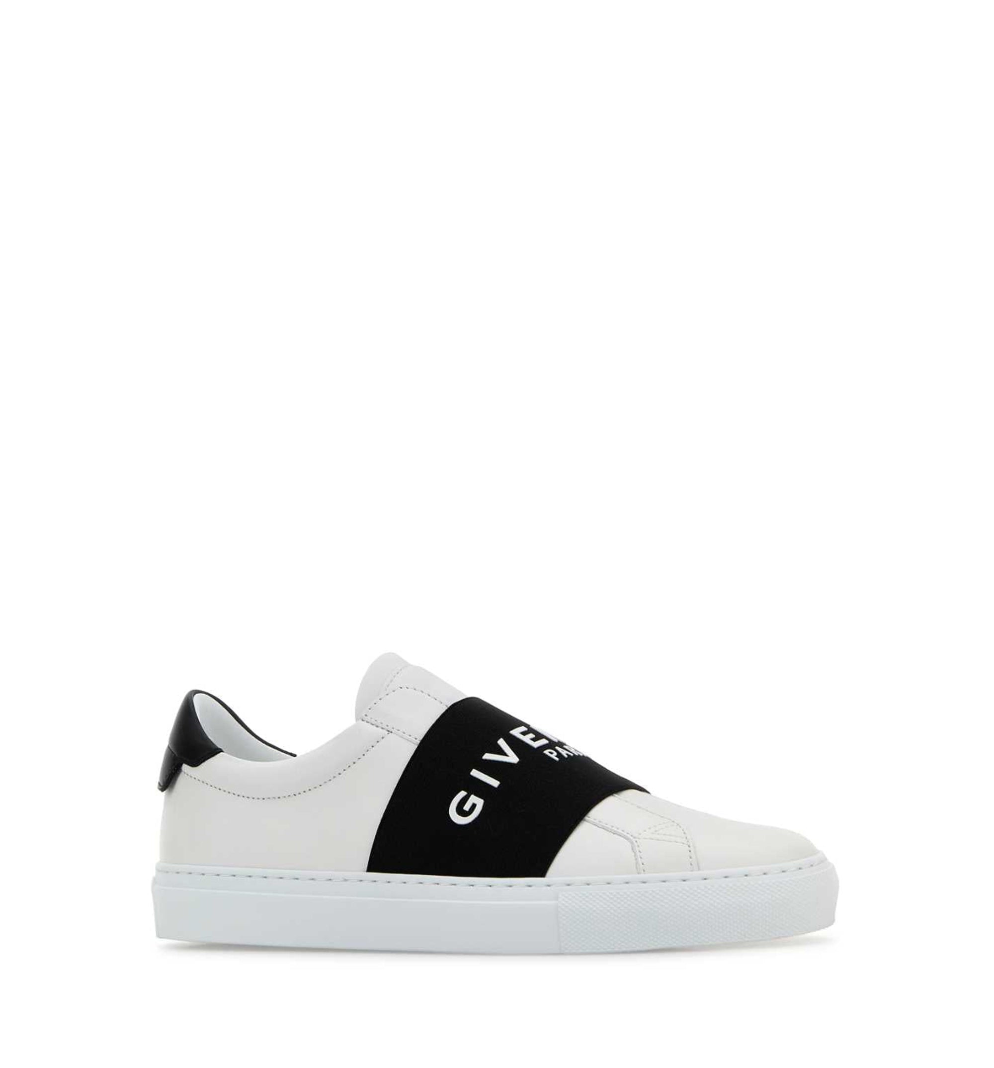 Urban Street Sneakers In Leather With Elastic Band
