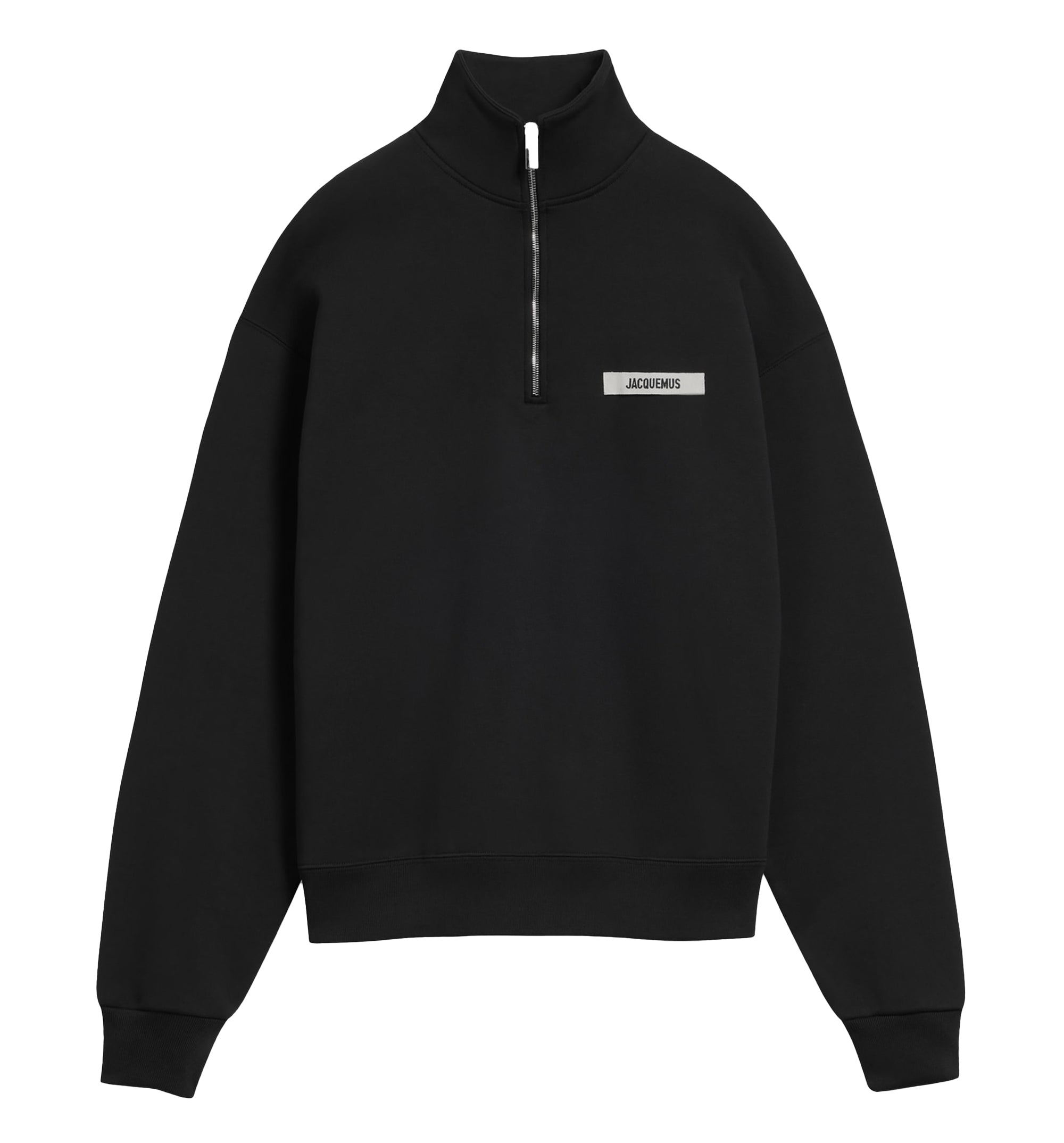The Gros Grain zipped-rollneck sweatshirt