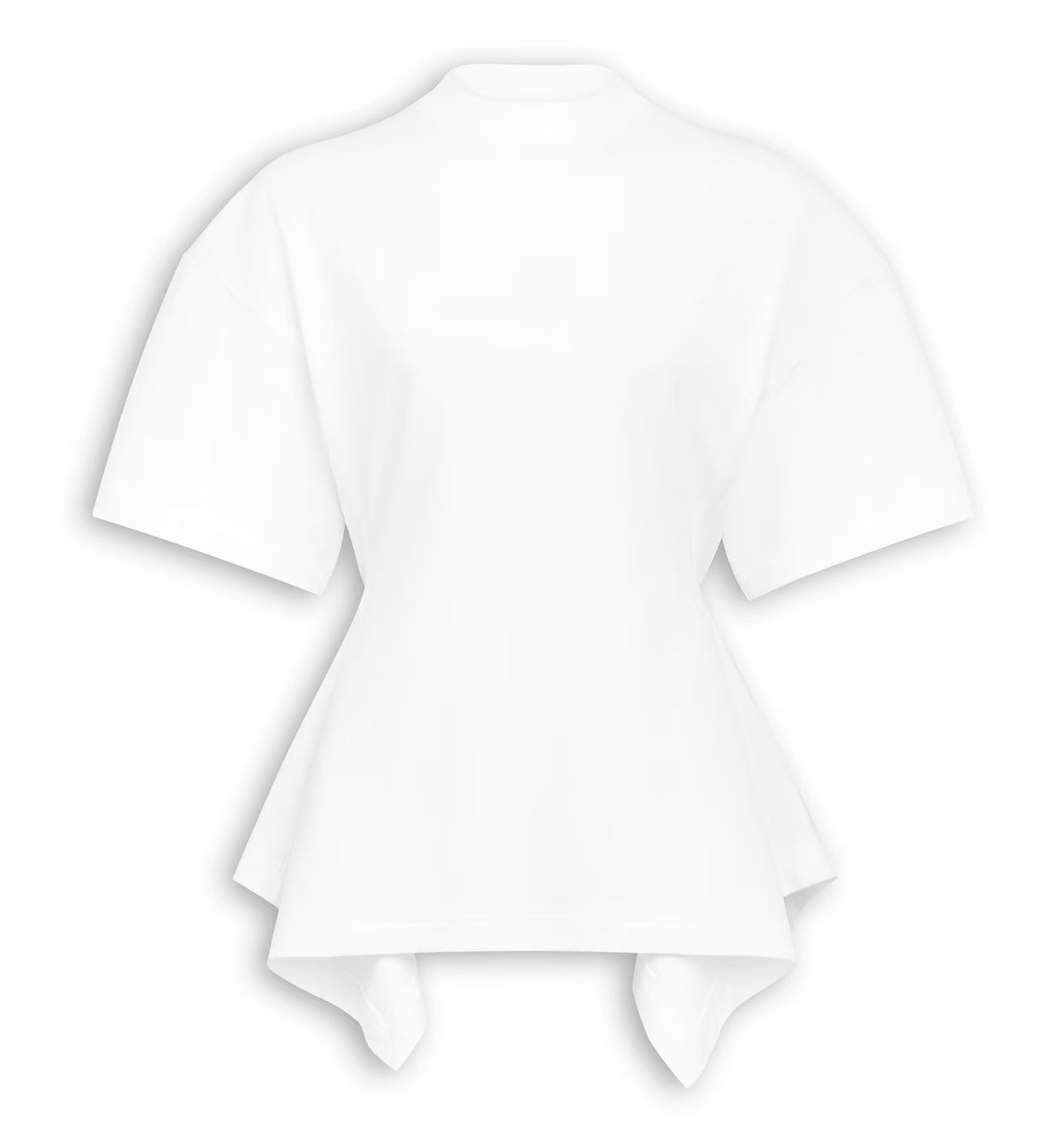 Panelled Cotton T-Shirt