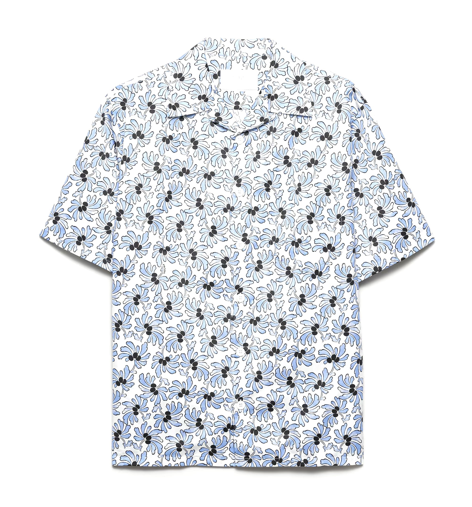 Printed Cotton Bowling Shirt
