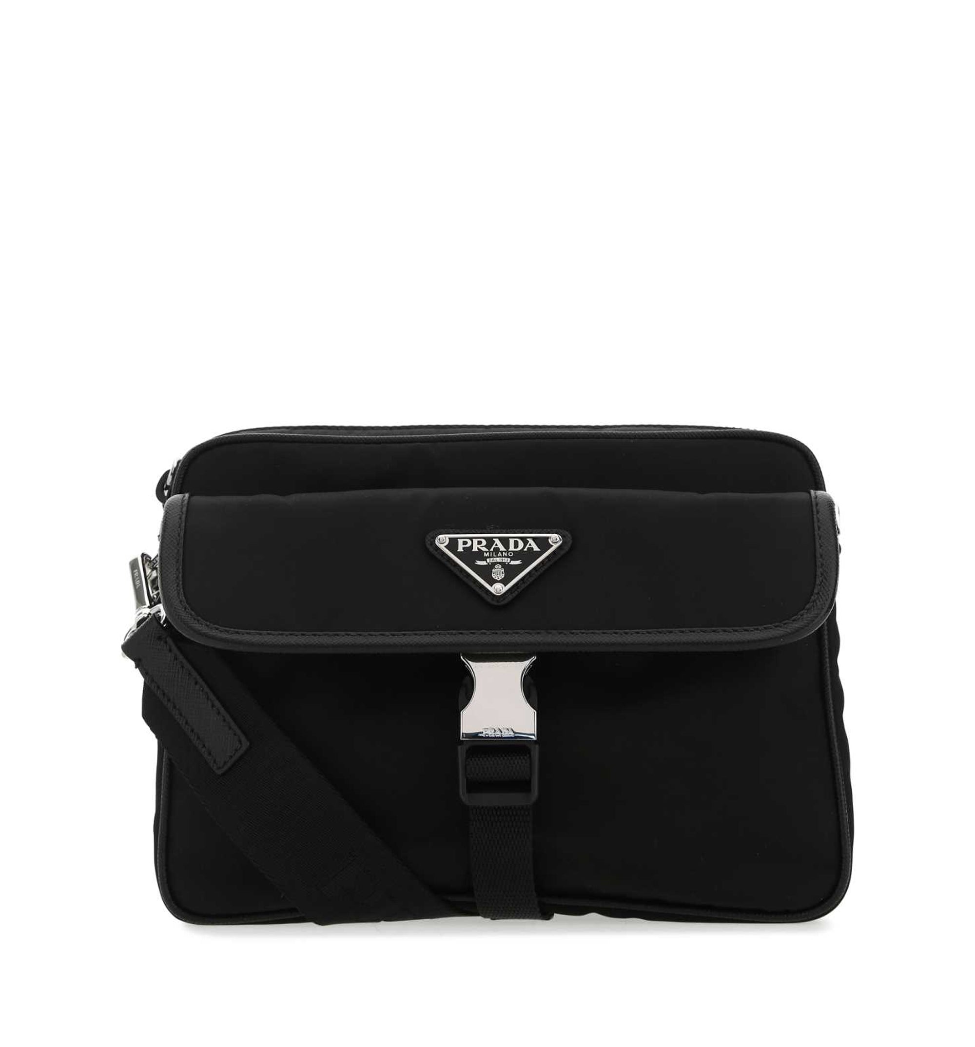 Re-Nylon And Saffiano Leather Shoulder Bag