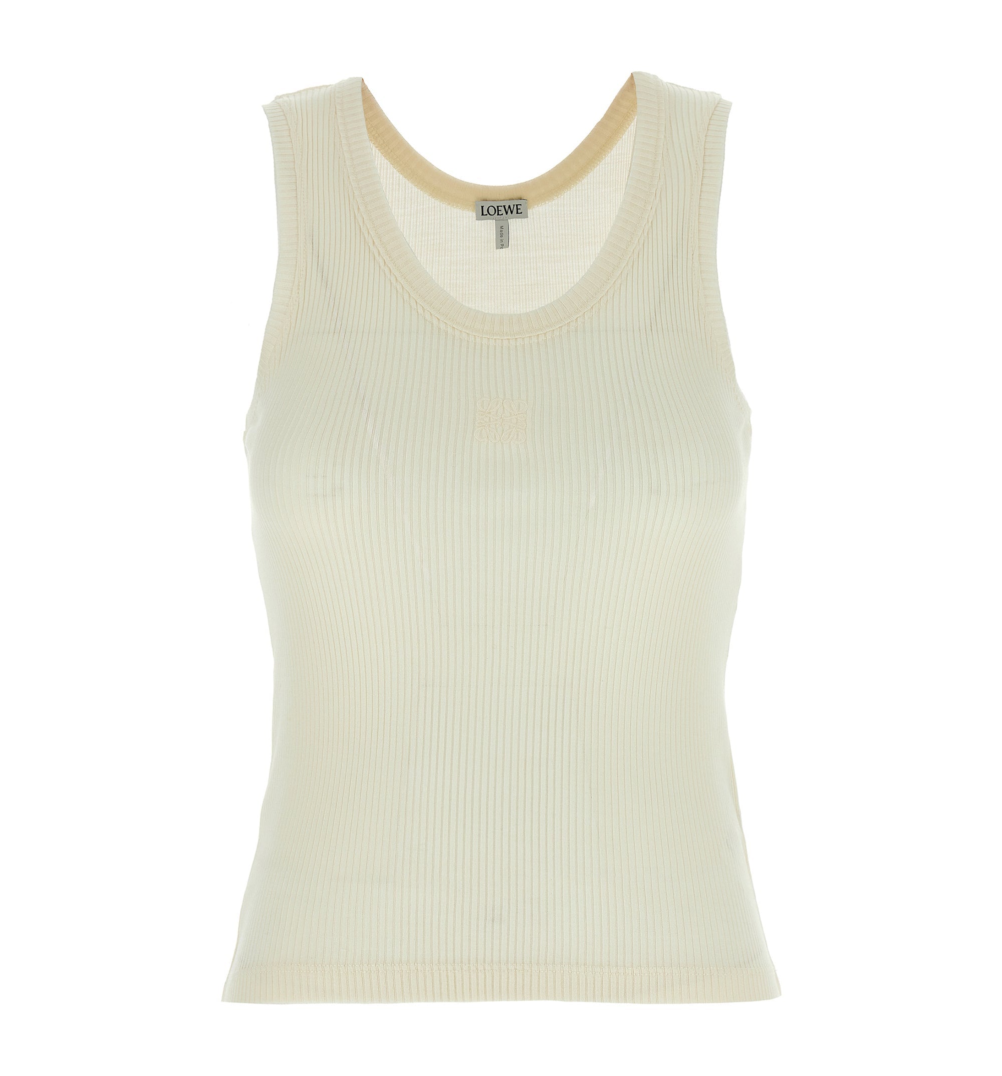Anagram Tank Top In Silk