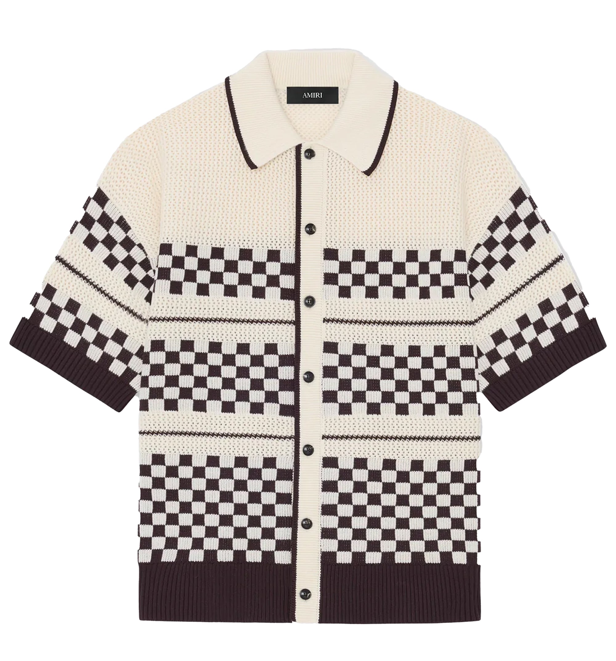 Checkered Mesh Shirt