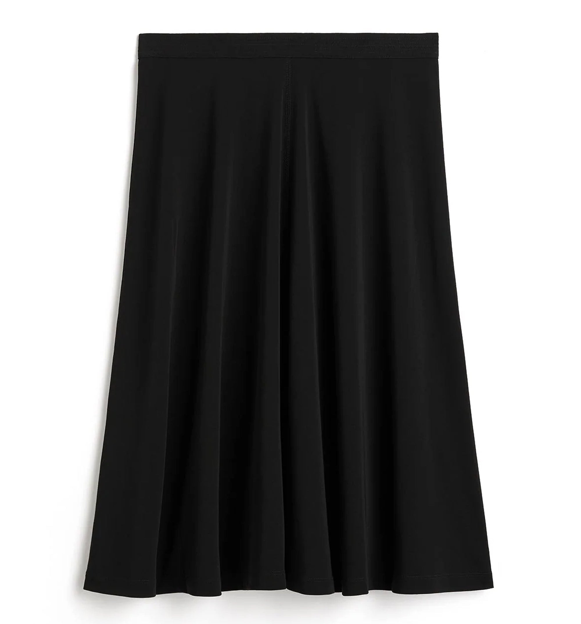 Short Fluid Jersey Skirt