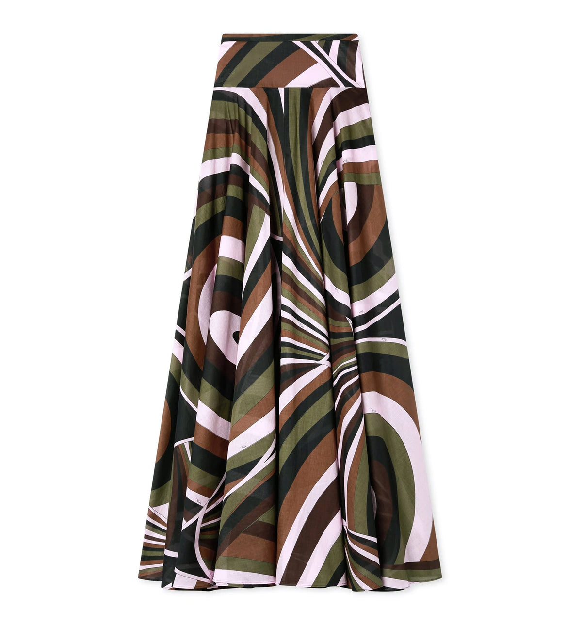 Iride Print Cotton Muslin Skirt