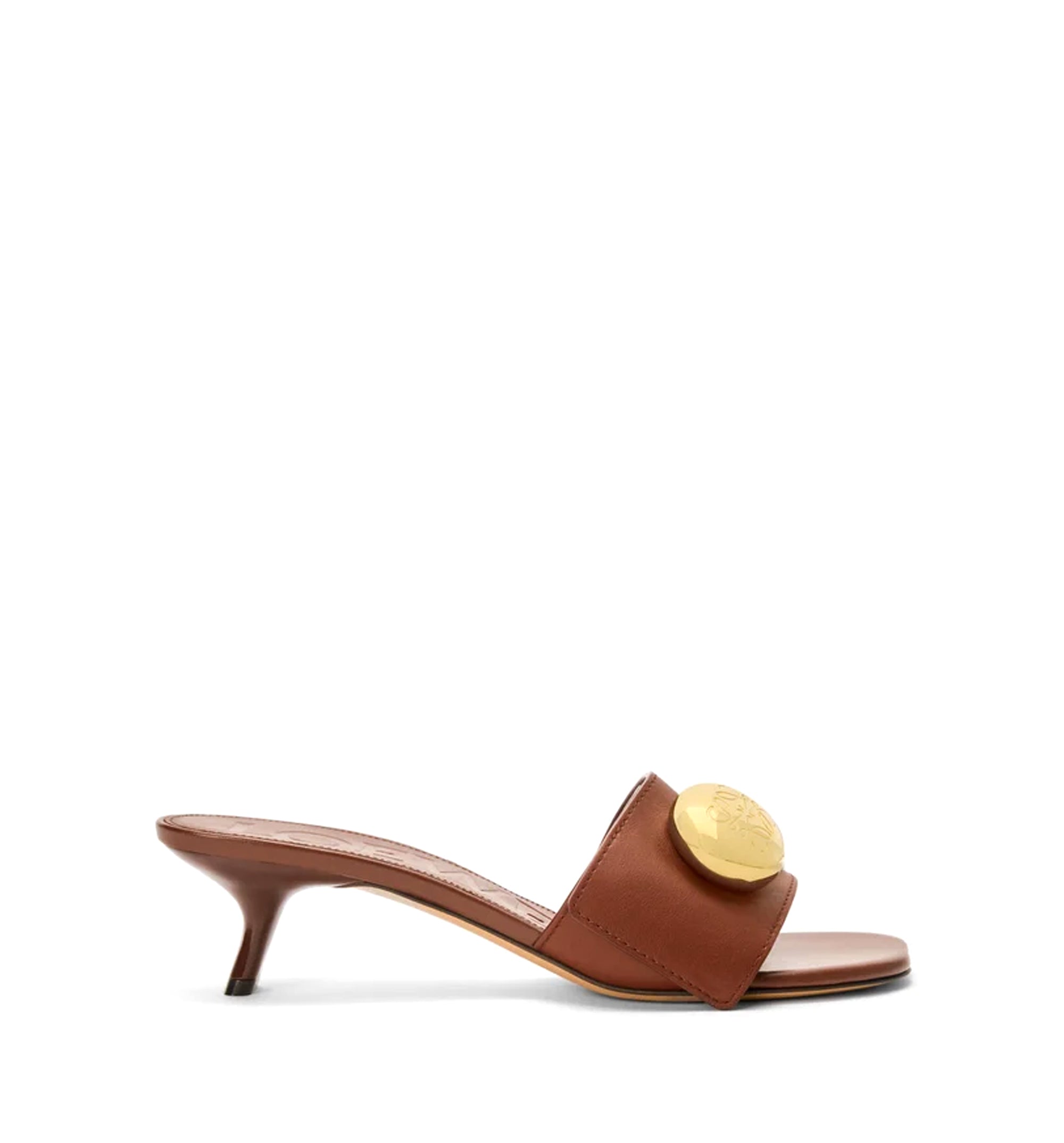 Pebble Slide in Soft Calfskin