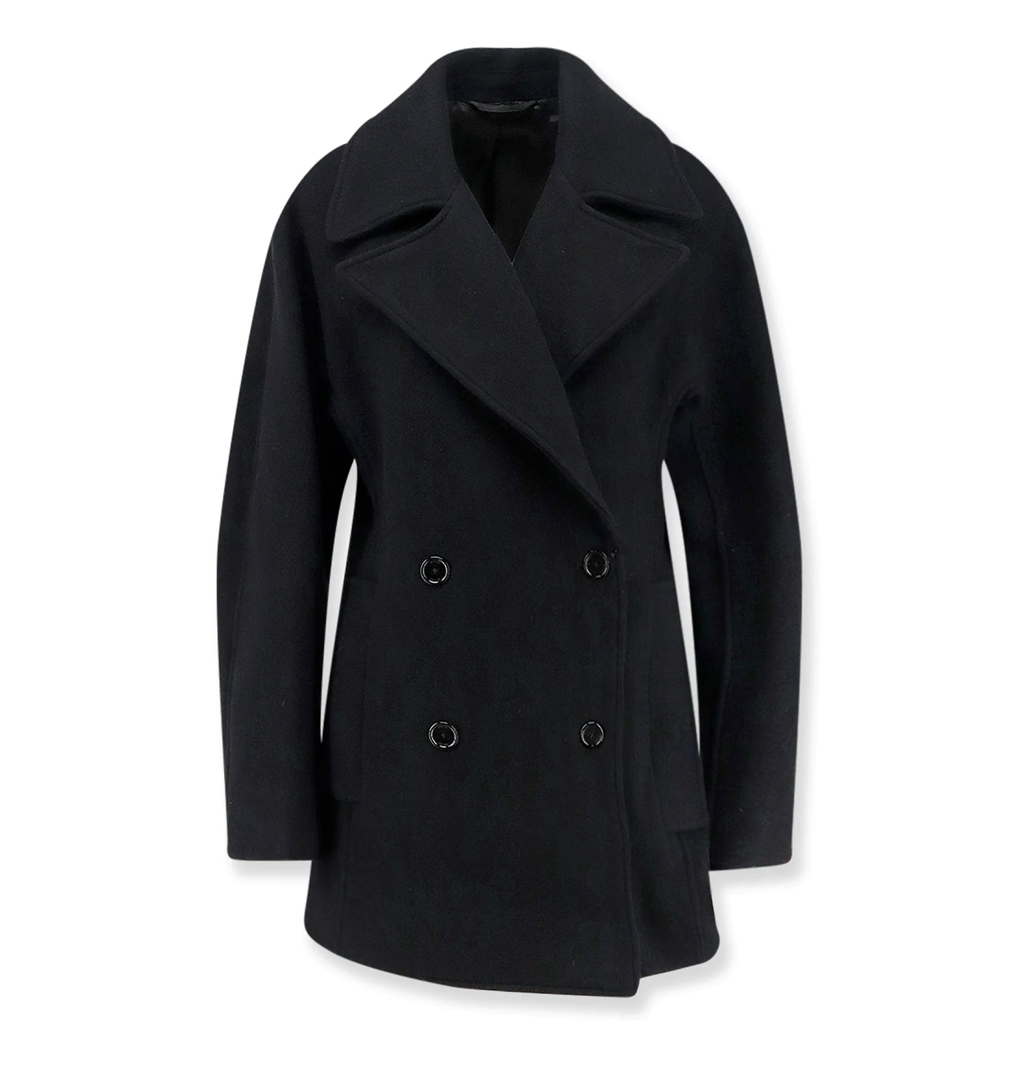 Wool and cashmere blend coat