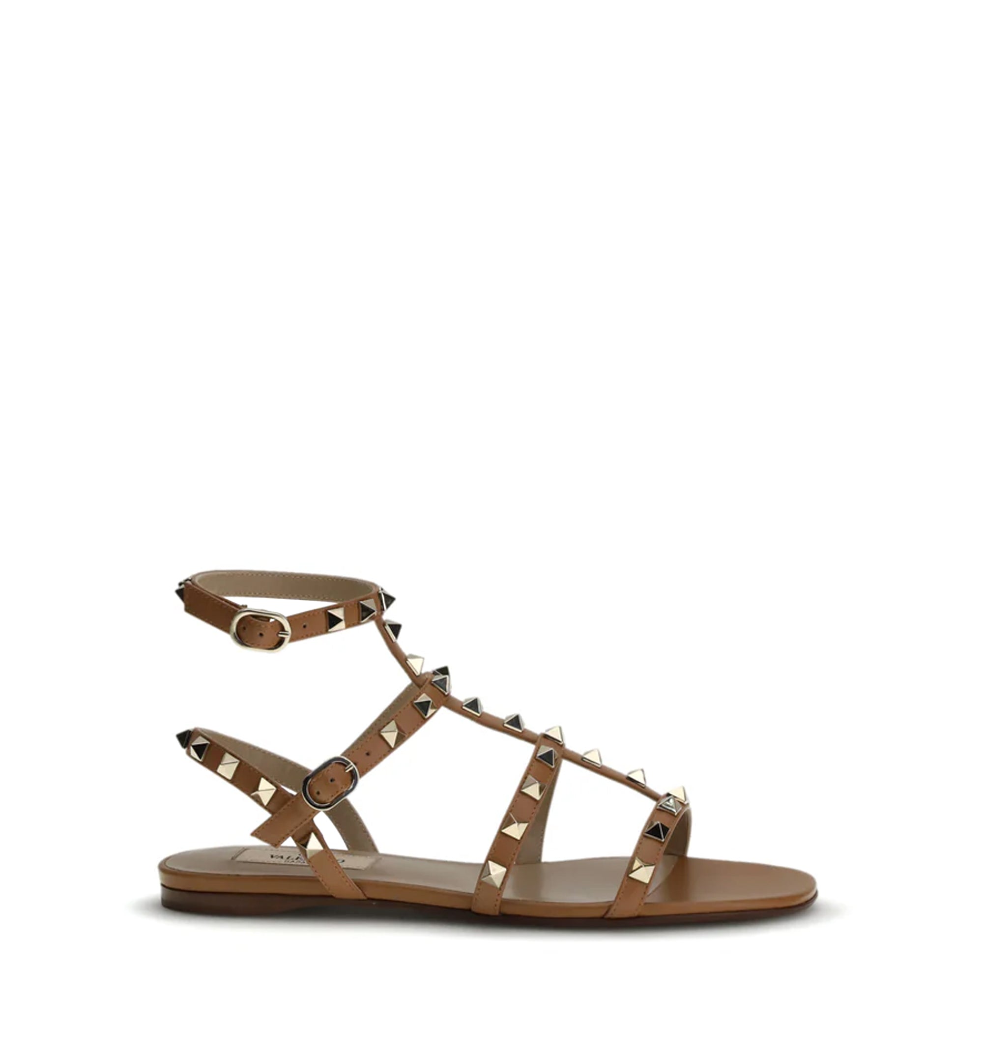 Rockstud Open Toe Flat Sandals