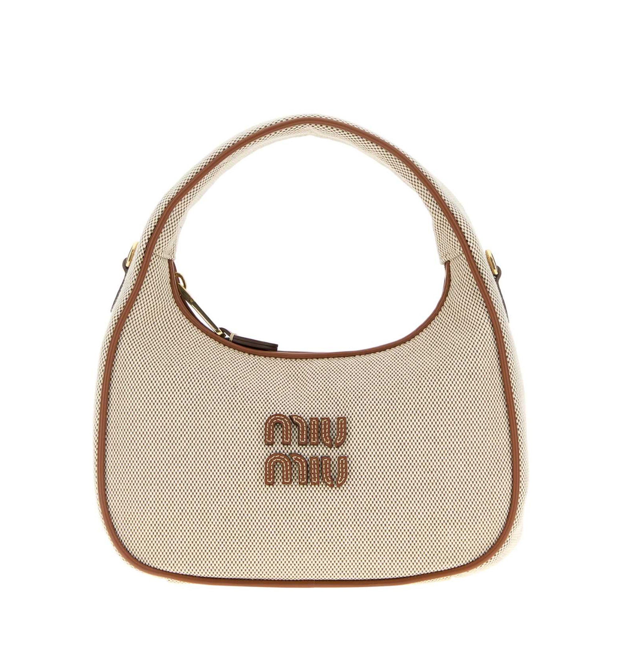 Two-Tone Canvas Handbag
