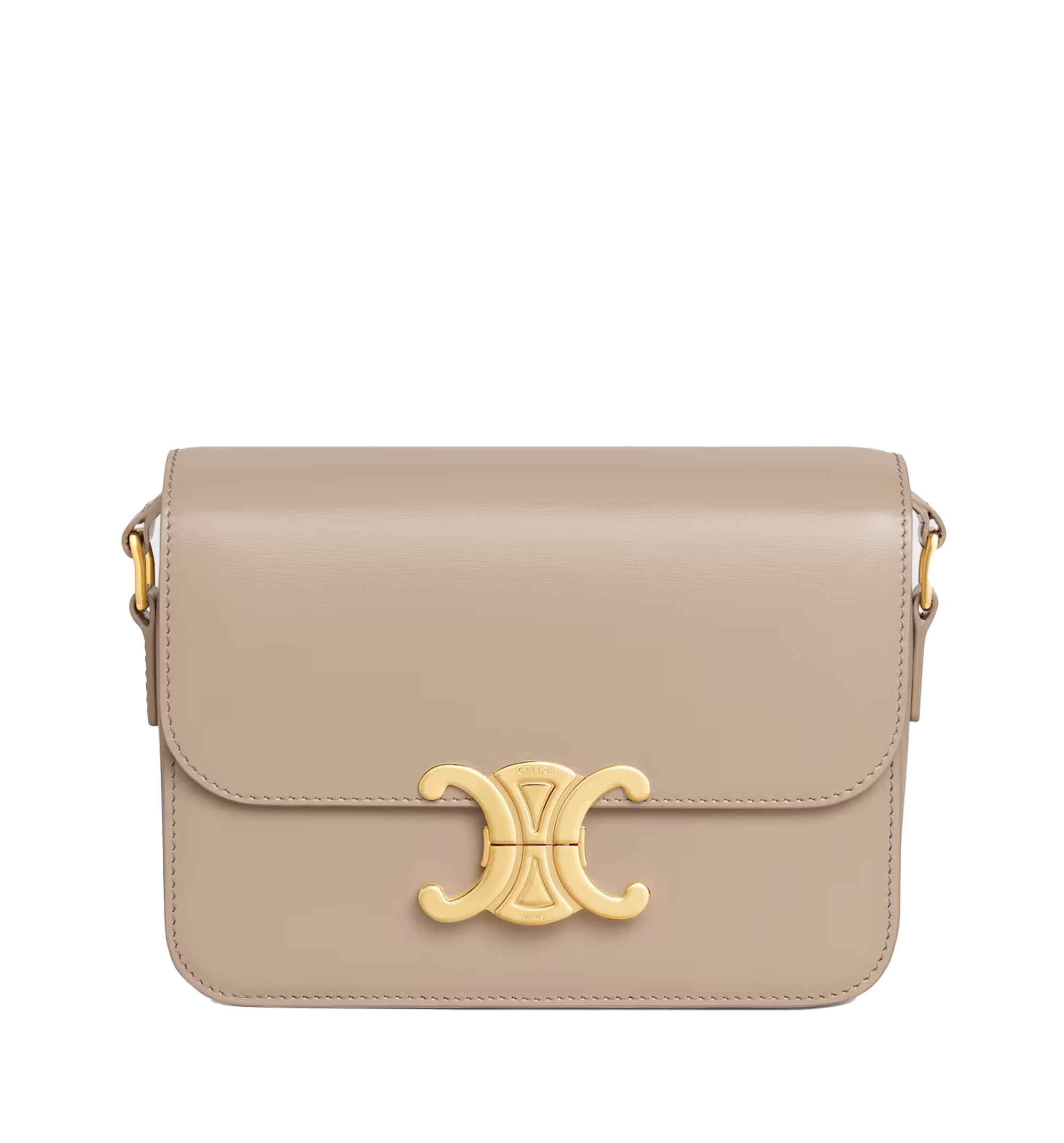 Teen Triomphe Bag in Shiny Calfskin