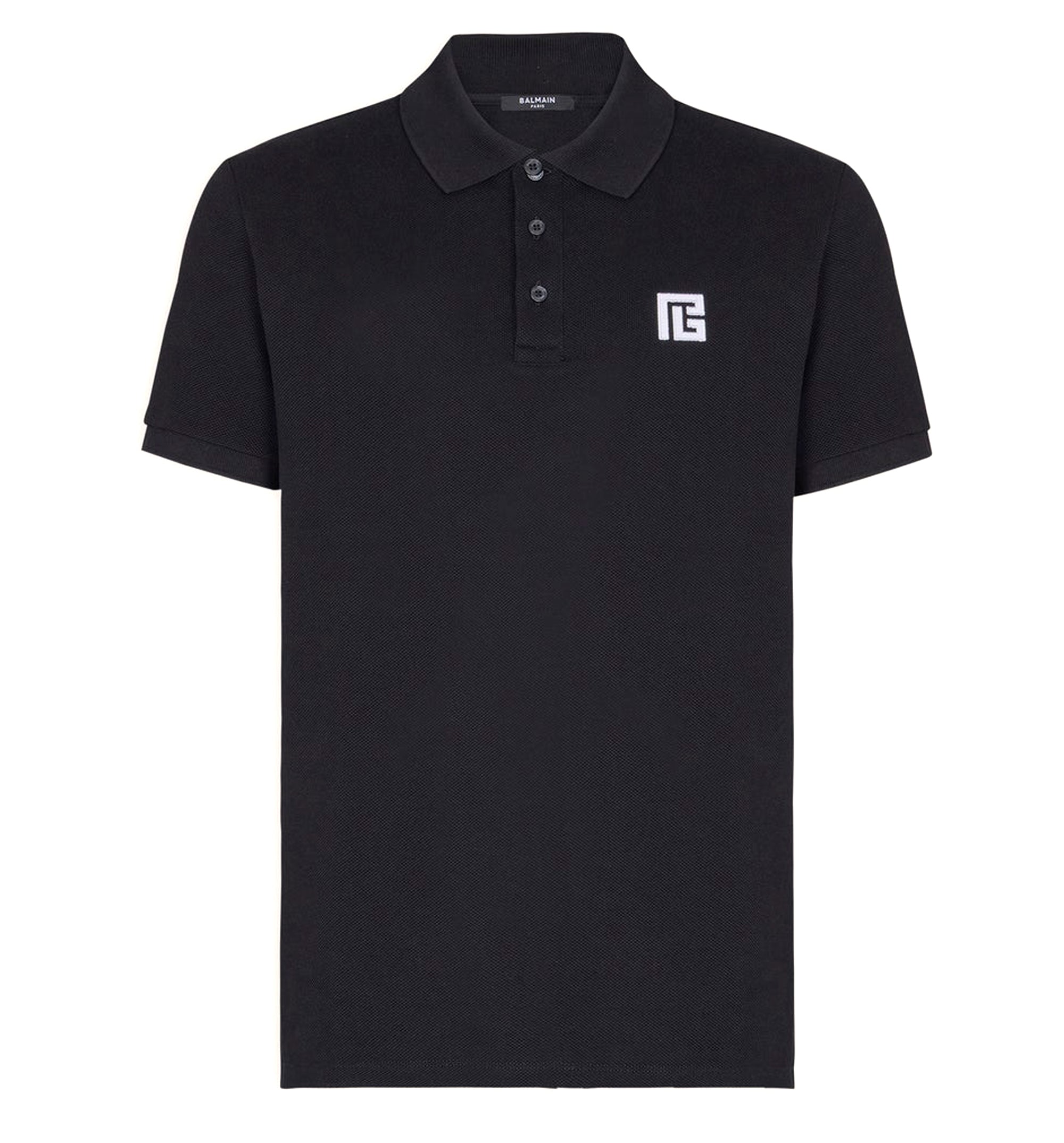 Embroidered cotton polo