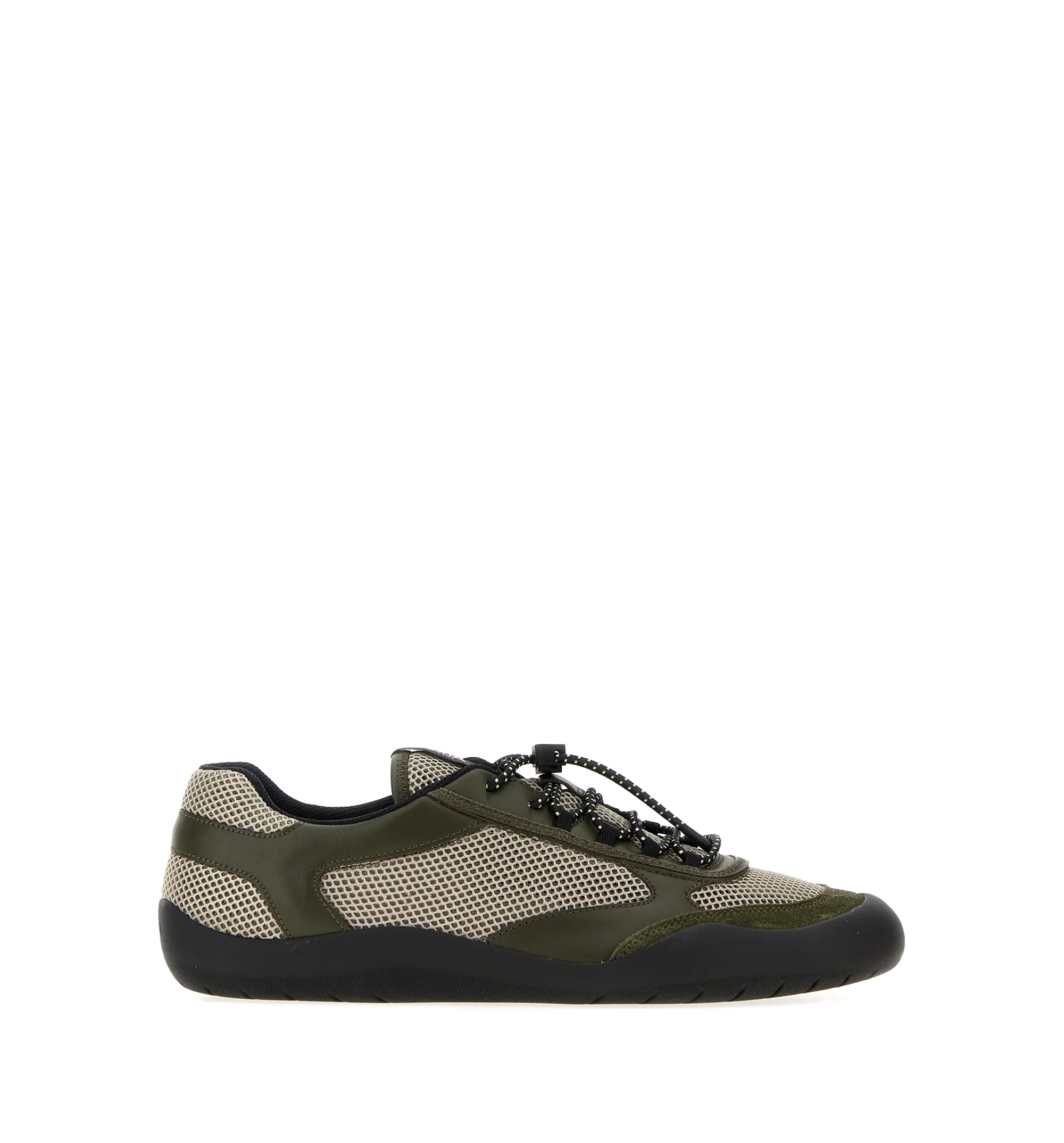 Speedrock leather and mesh fabric sneakers