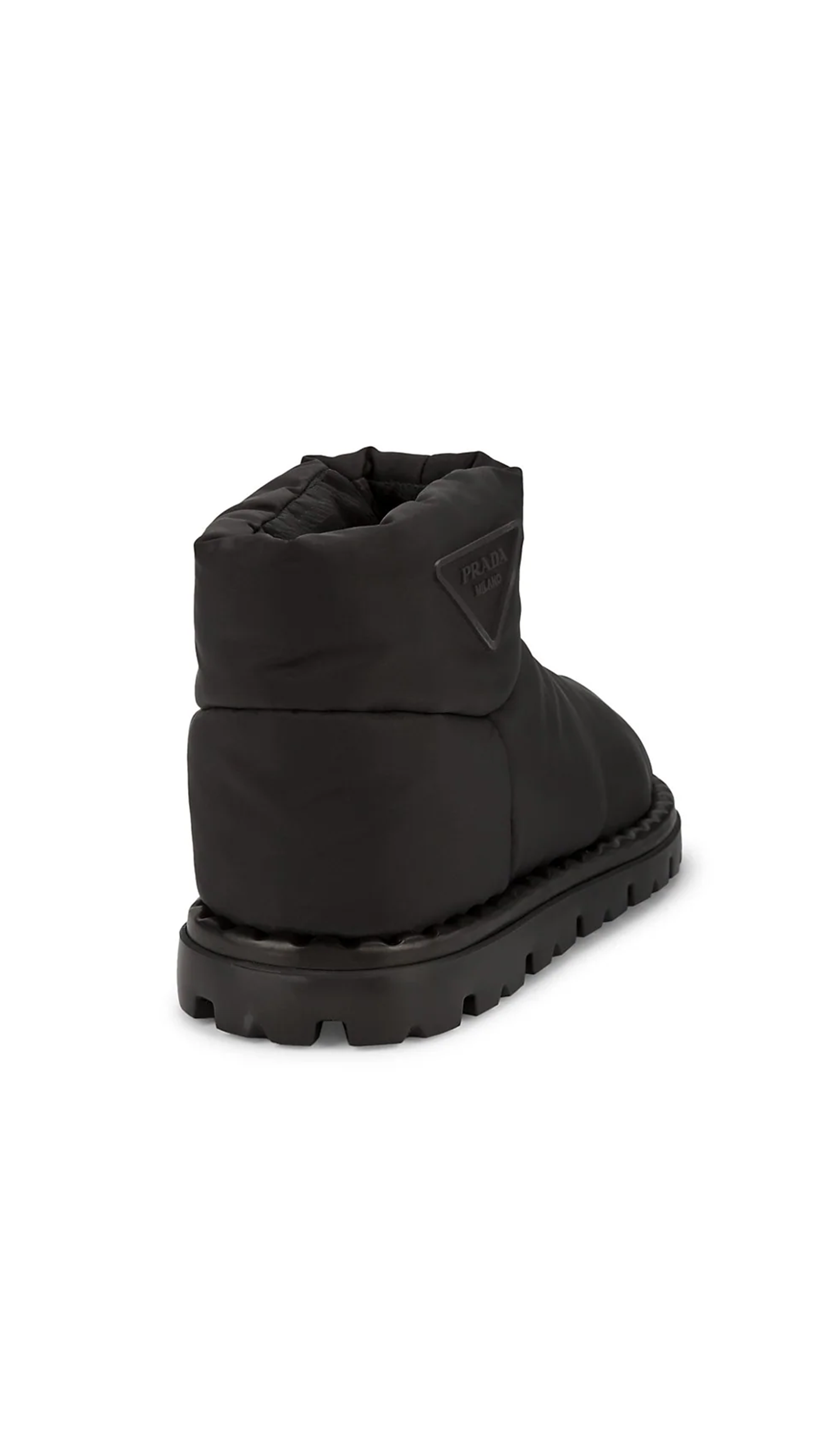 Ultra Mini Nylon Boots - Black