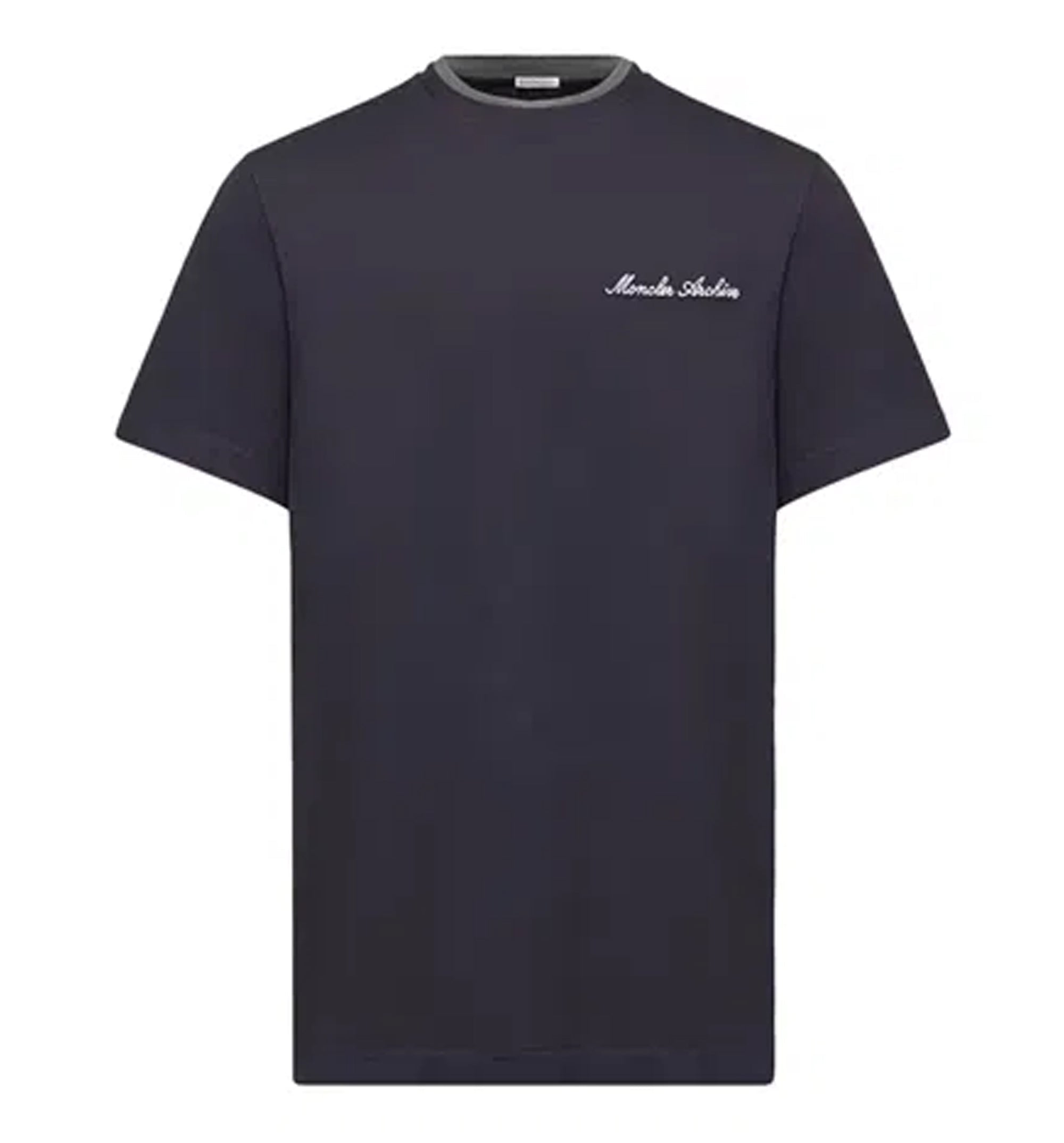 Embroidered Logo Cotton T-Shirt
