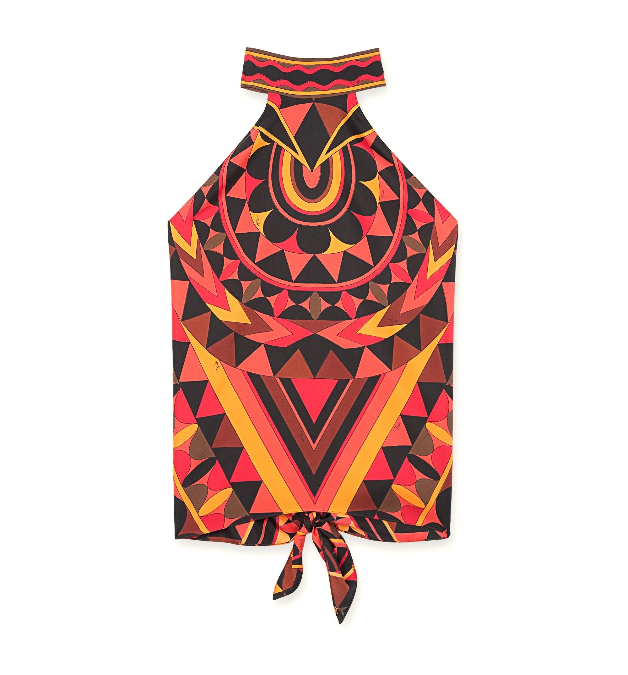 Manuba Print Silk Top