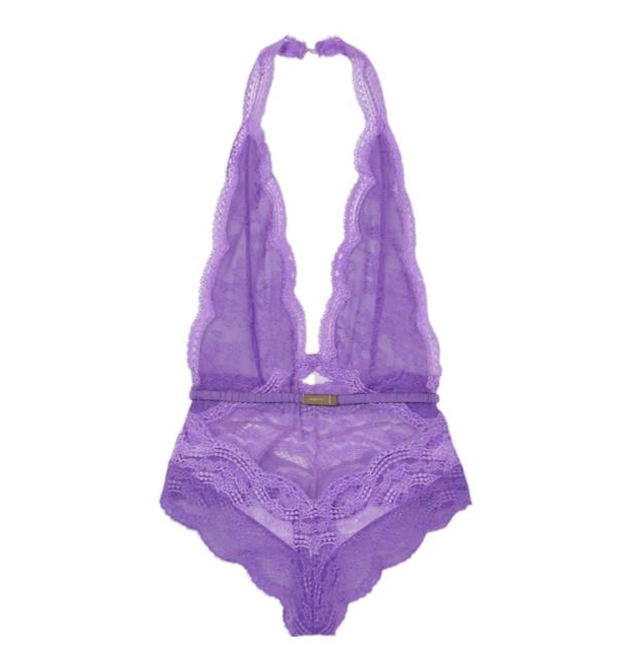 Floral Lace Tulle Bodysuit
