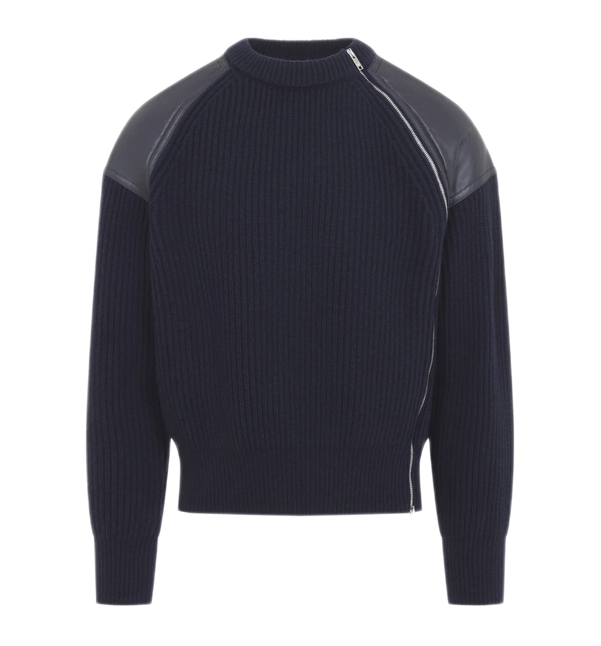 Wool and Cashmere English Rib Sweater