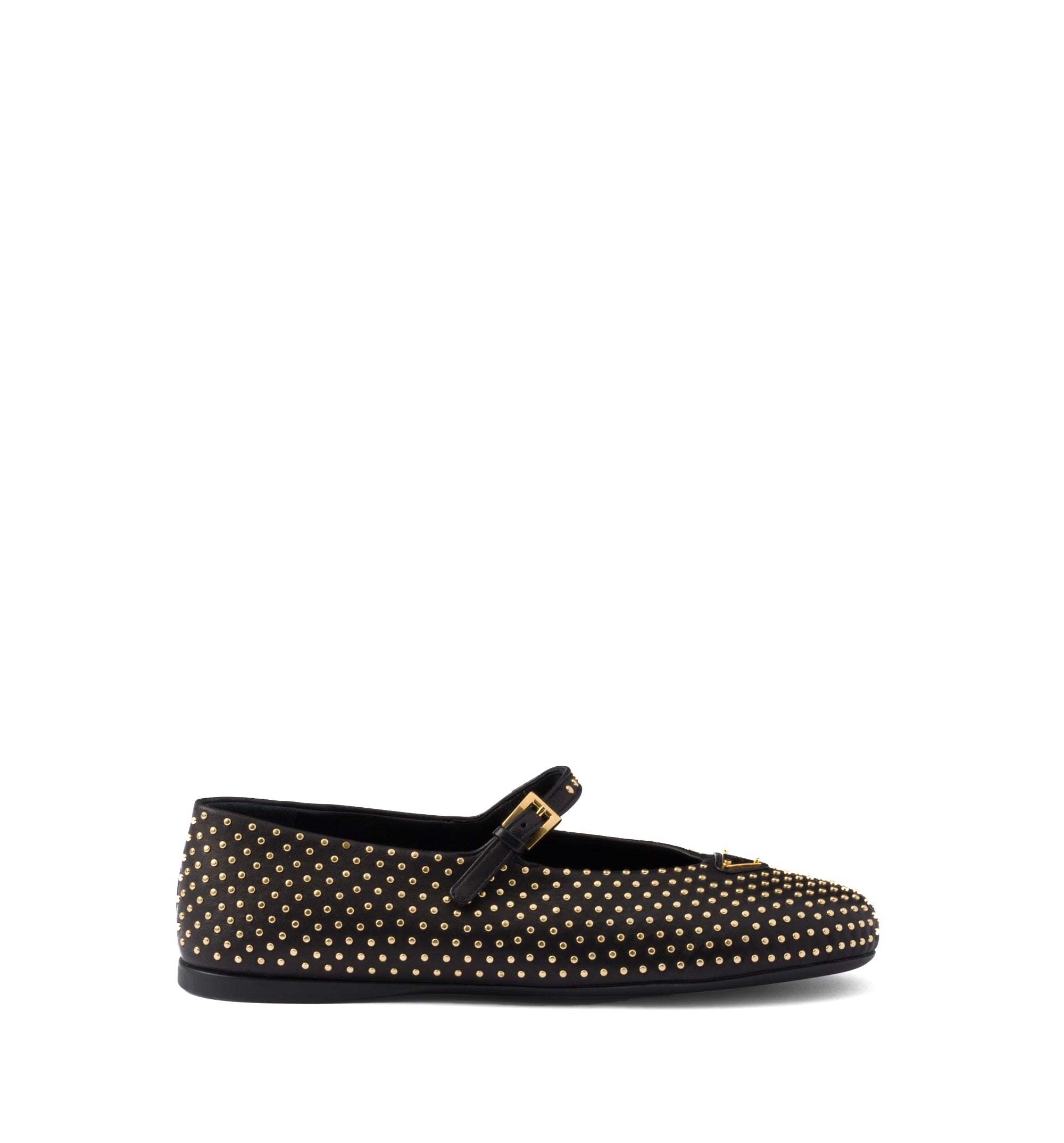 Nappa Leather Ballerinas with Studs