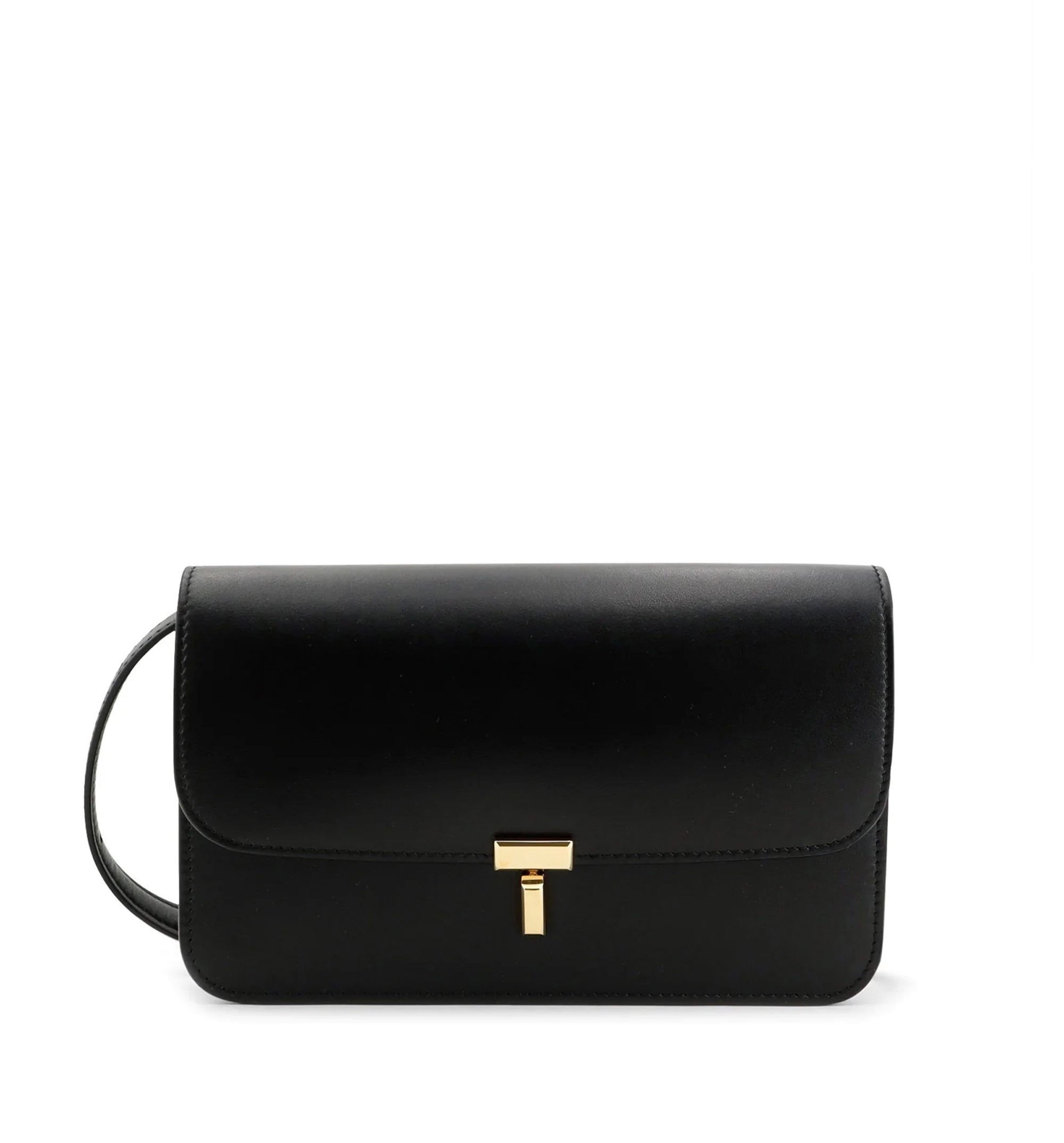 T-Lock leather crossbody bag