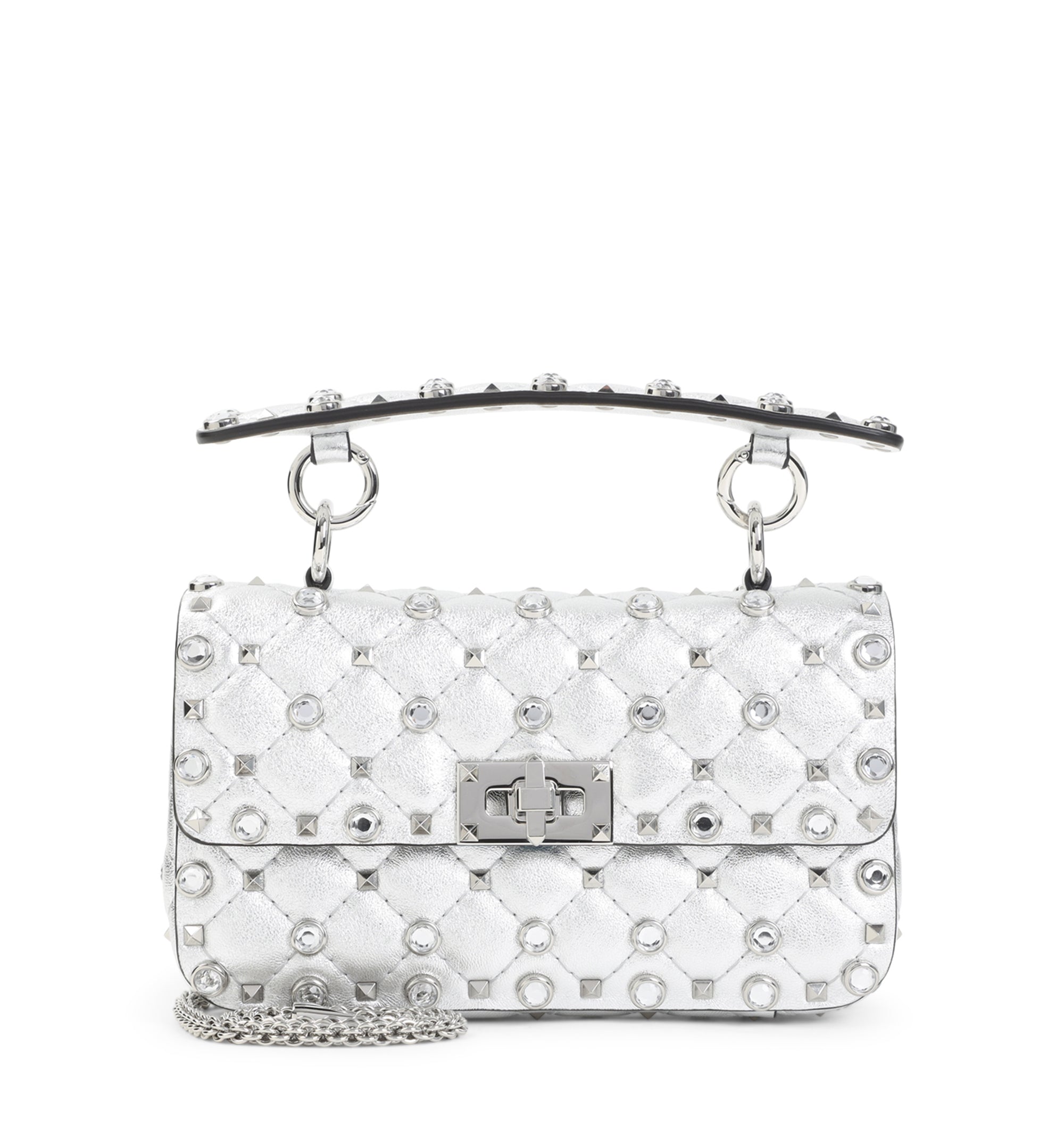 VLogo Signature Small Leather Shoulder Bag