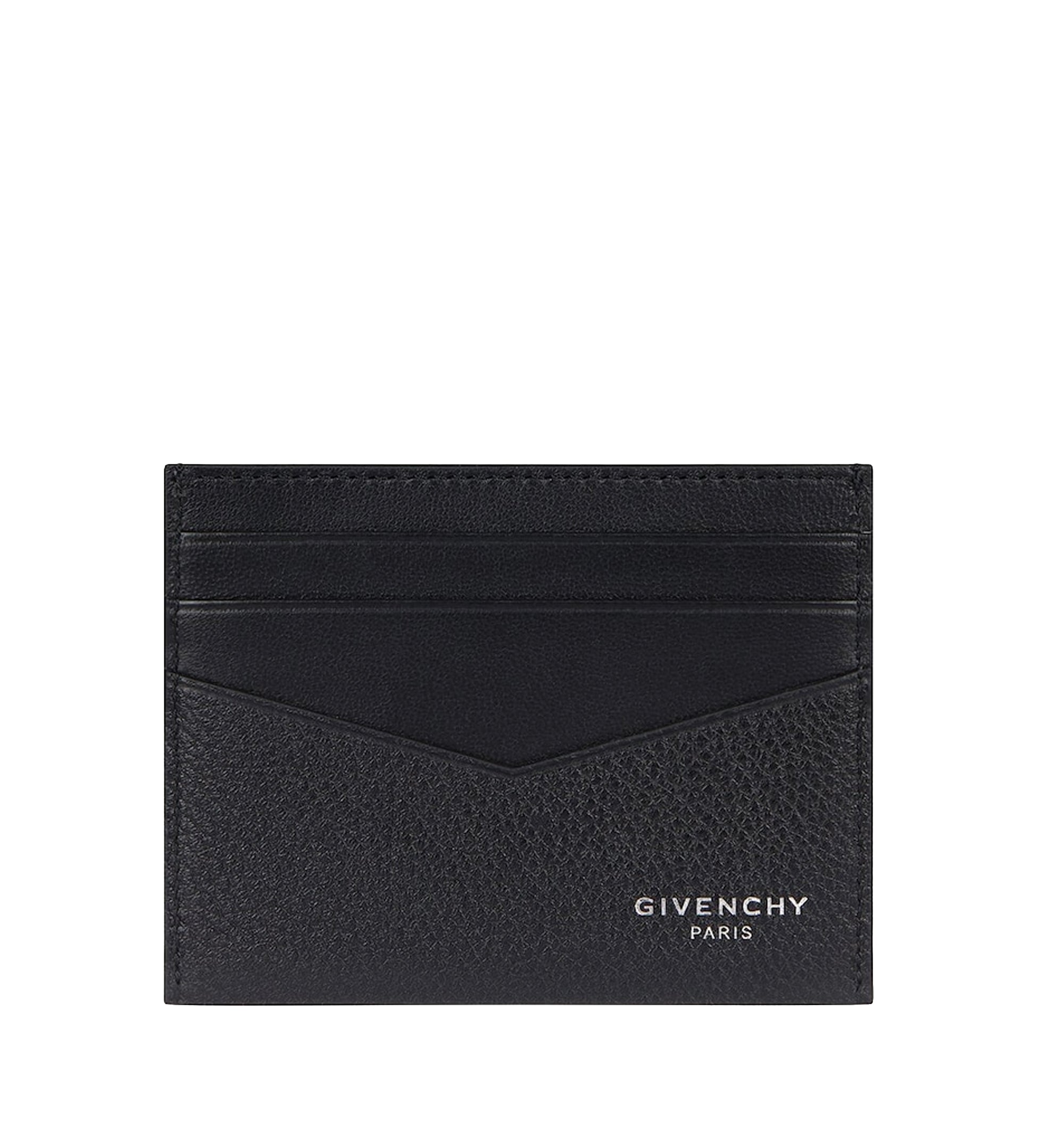 Card Holder In Grained Leather