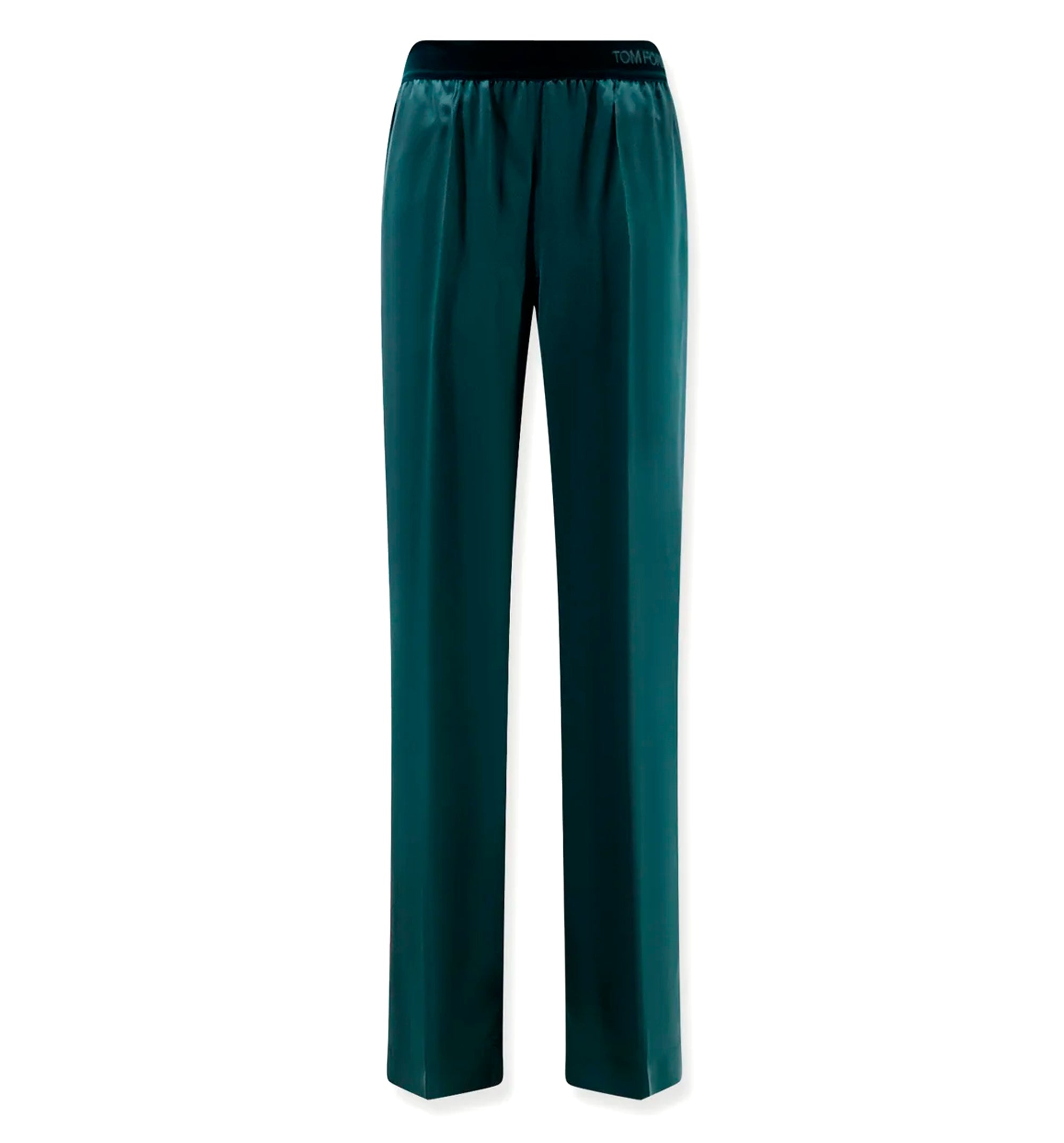Satin trousers