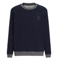 Cotton French terry sweatshirt with embroidery