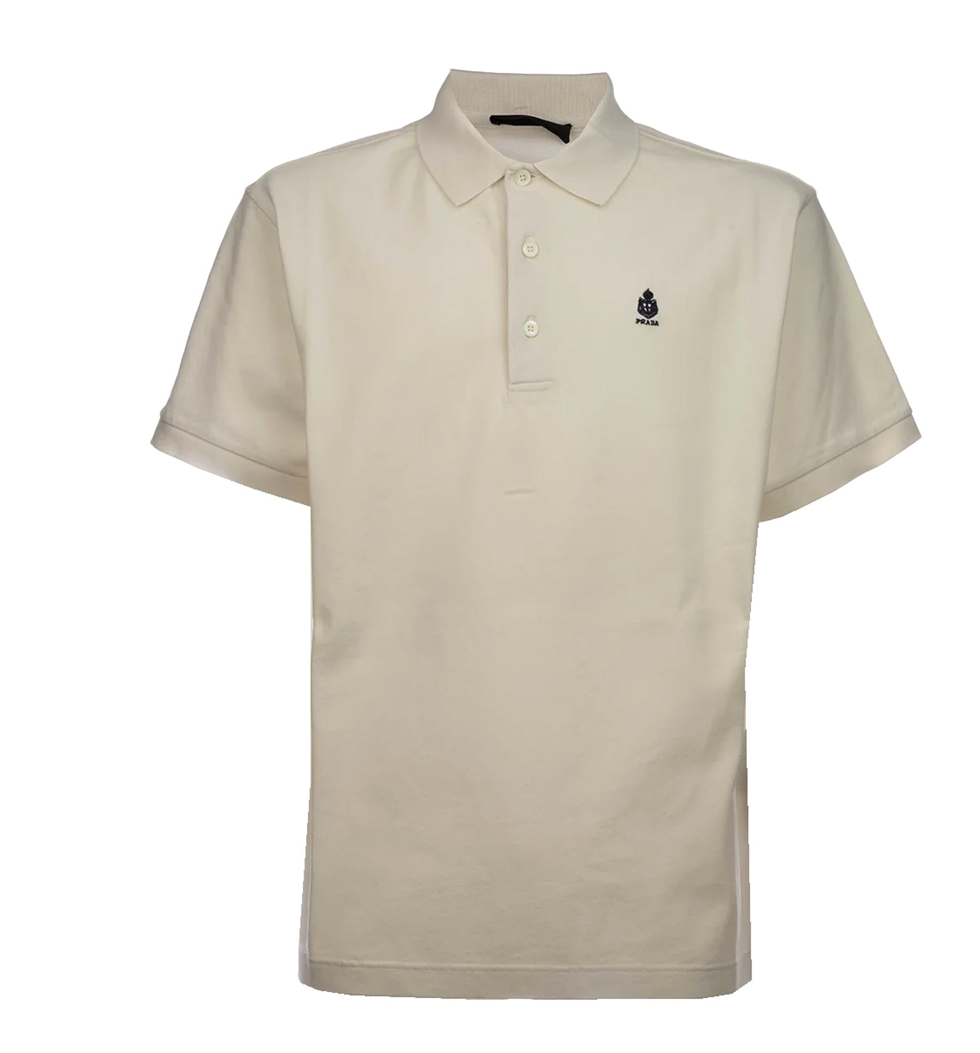 Garment-dyed cotton polo shirt