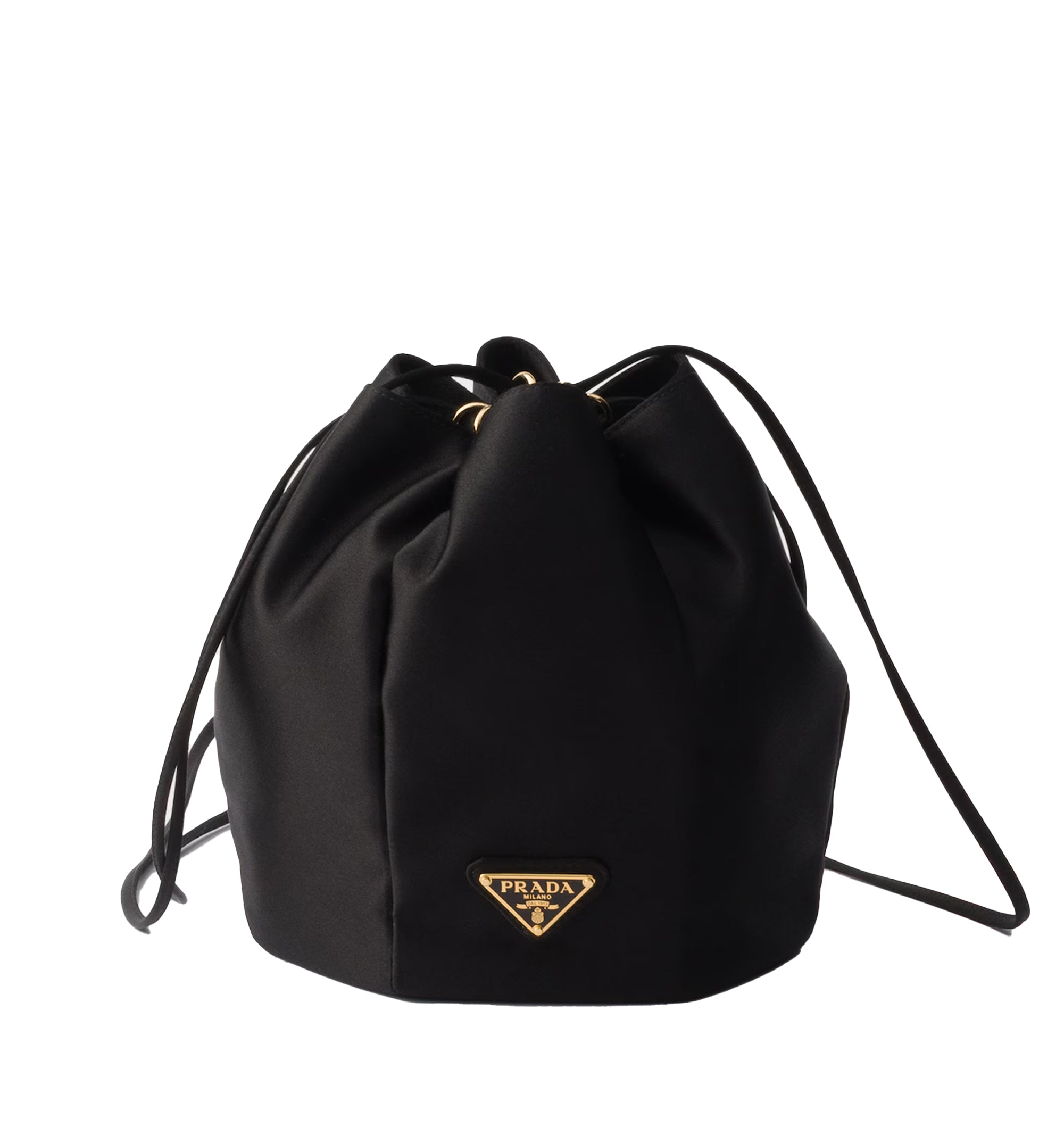 Satin Mini Bucket Bag