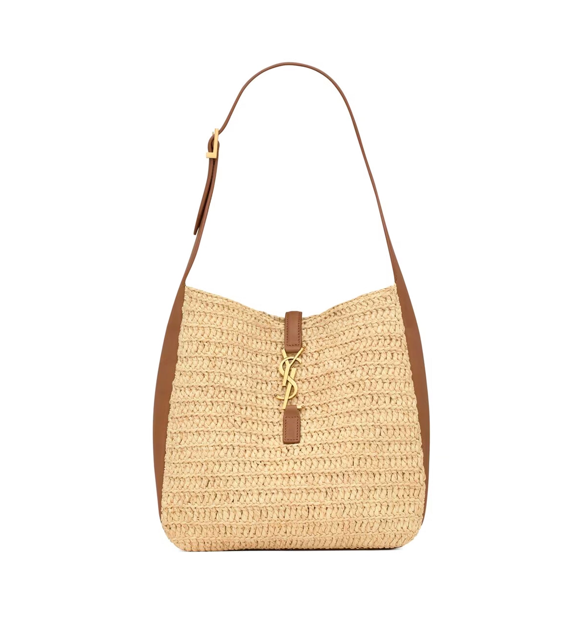 LE 5 À 7 Supple Small In Raffia And Leather