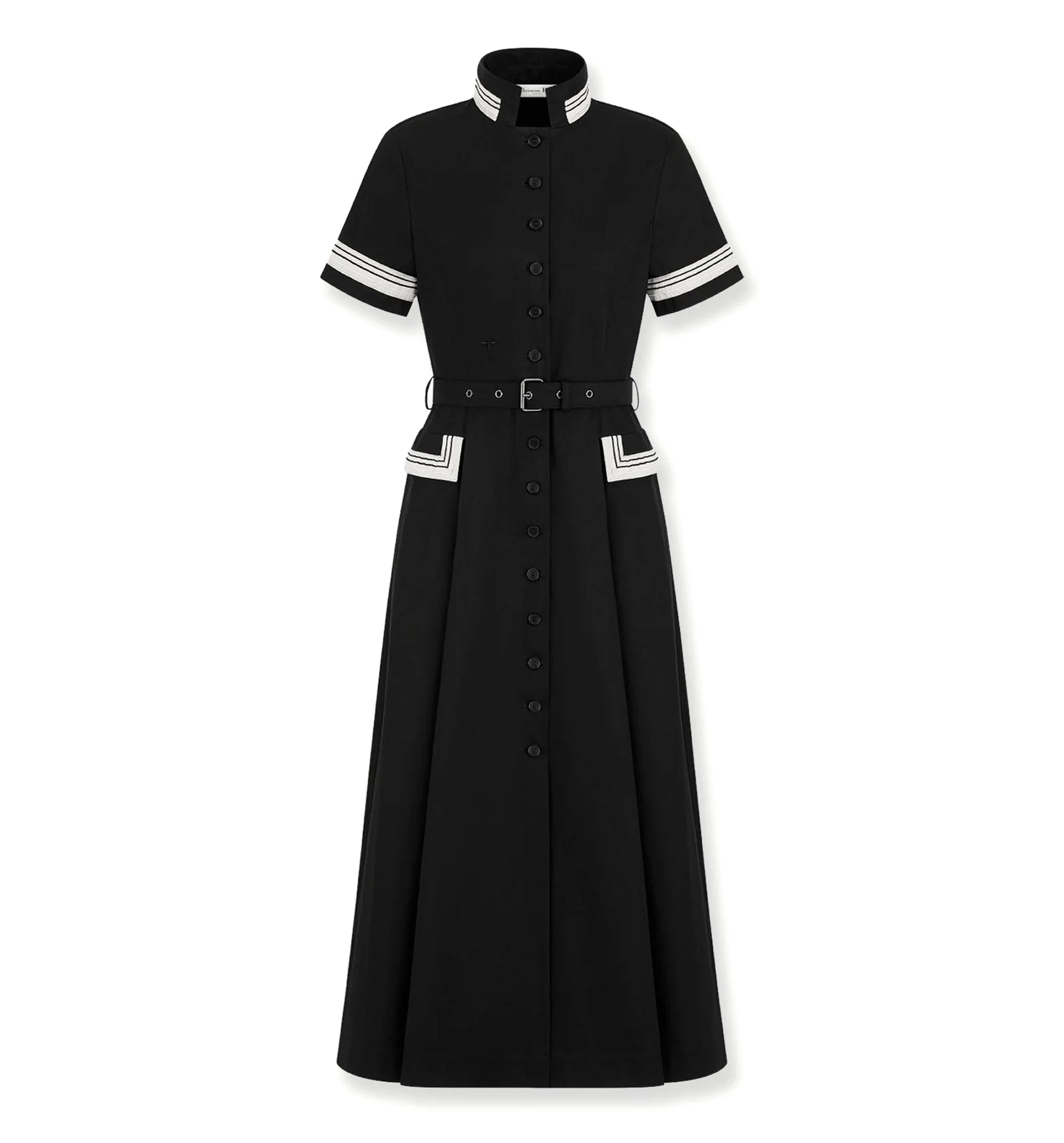 Mid-Length Flared Shirtdress