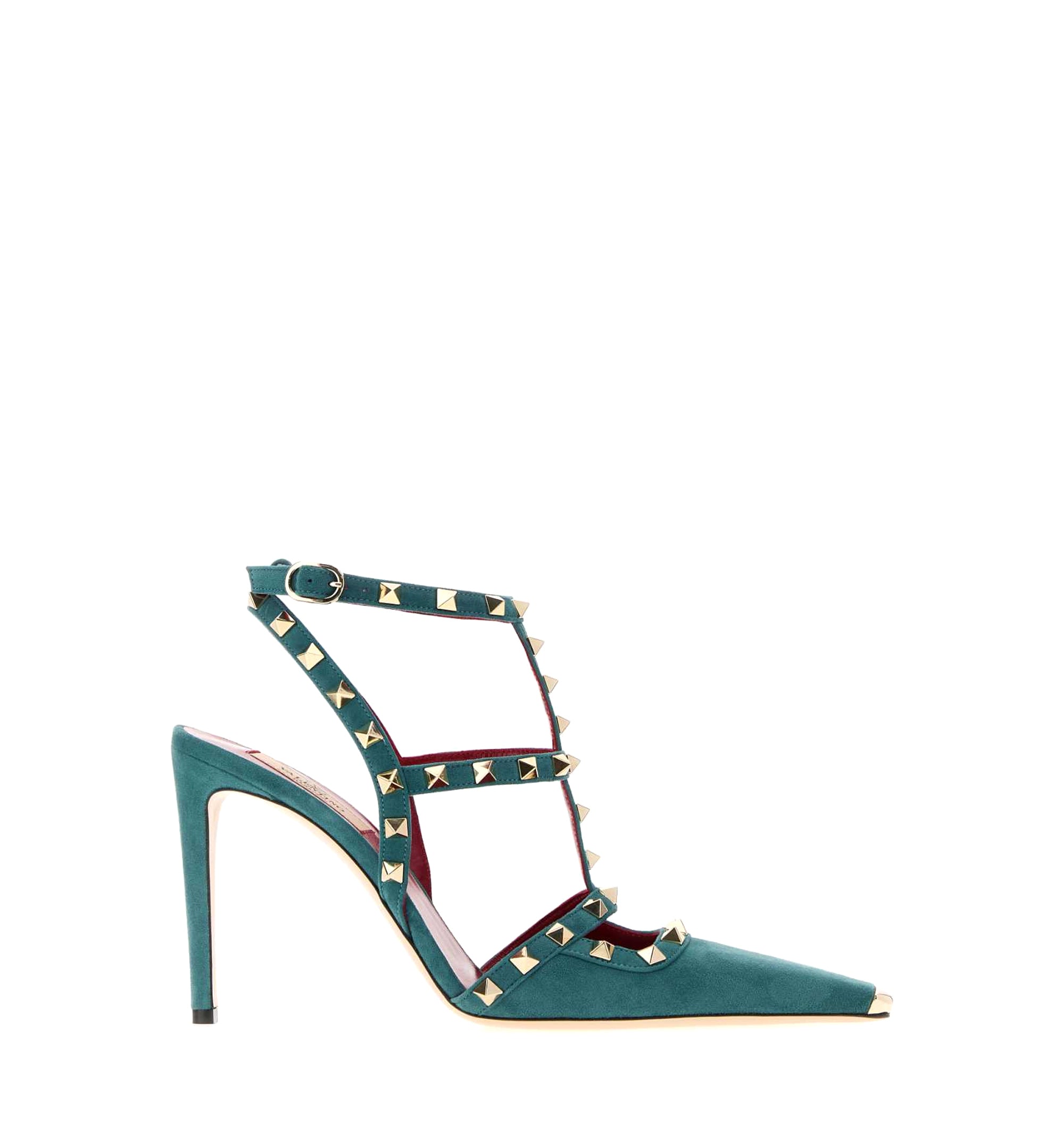 Rockstud Suede Pumps 100mm