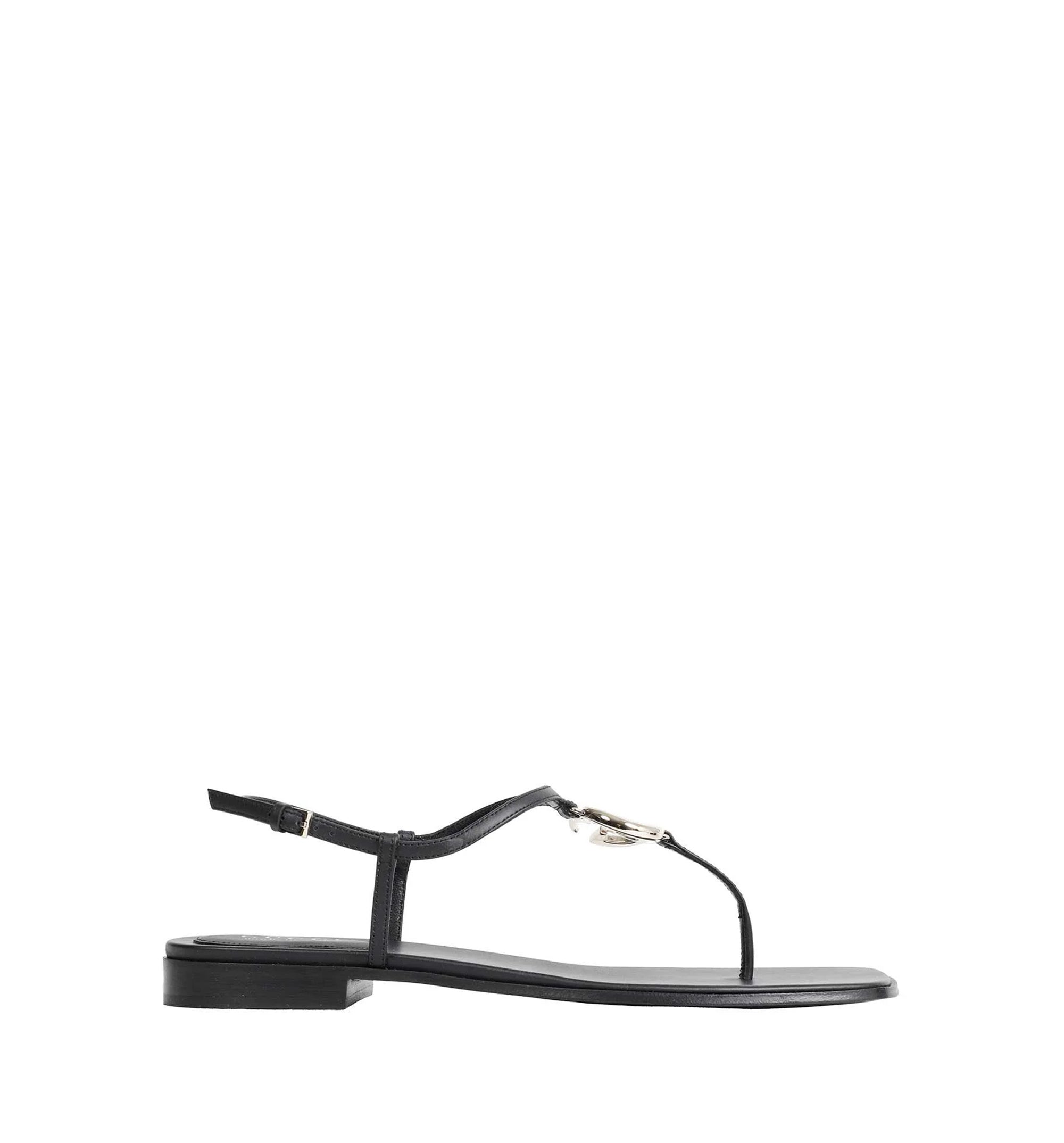 GG Marmont Thong Leather Sandals