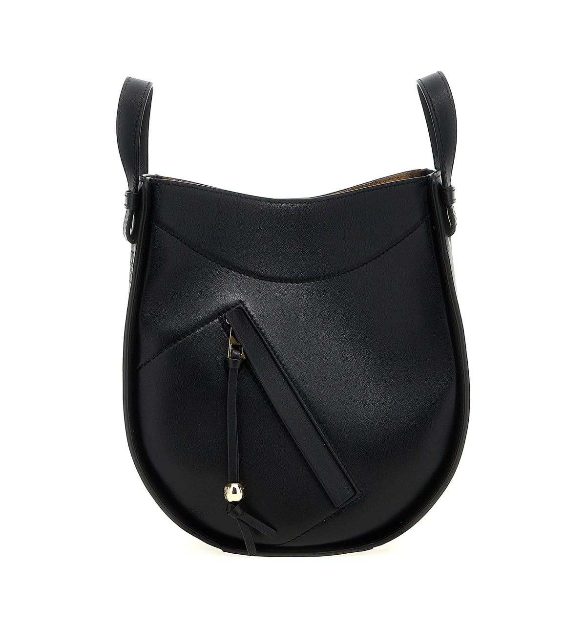 Hammock Slice Bag in Shiny Calfskin